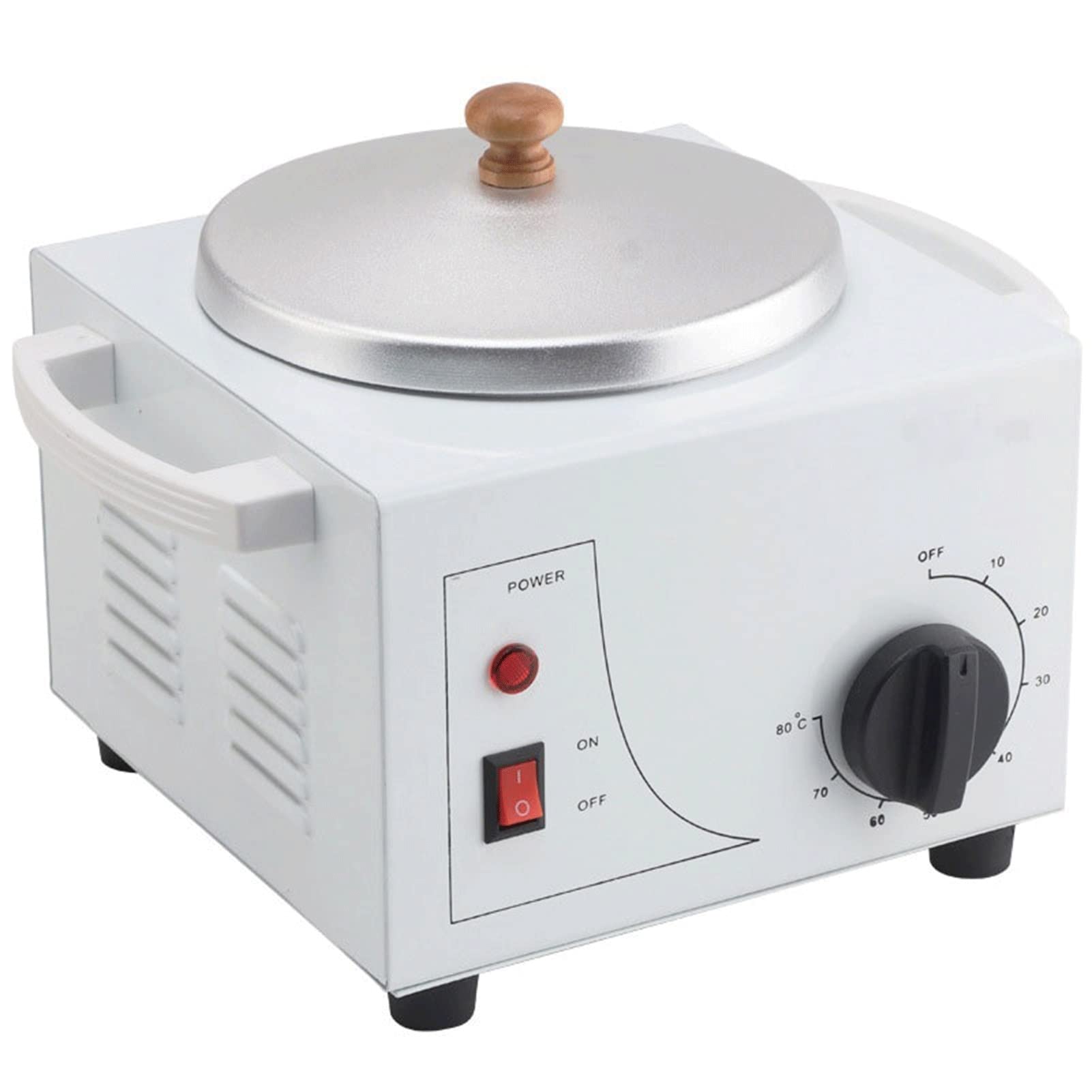 Professional Wax Warmer Kit with Temperature Control Knob & Cooling Ventilation Pipe - Hard Wax Melting Machine for Home & Salon Use - Perfect for Hair Removal, Eyebrow Shaping & Spa Treatments