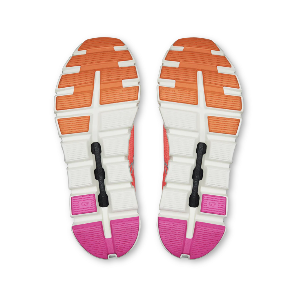 ON Women's Cloud 6 Coast Running Shoes - Lightweight & Comfortable Salmon/Pearl Color - Perfect for Jogging, Gym Workouts & Daily Walking