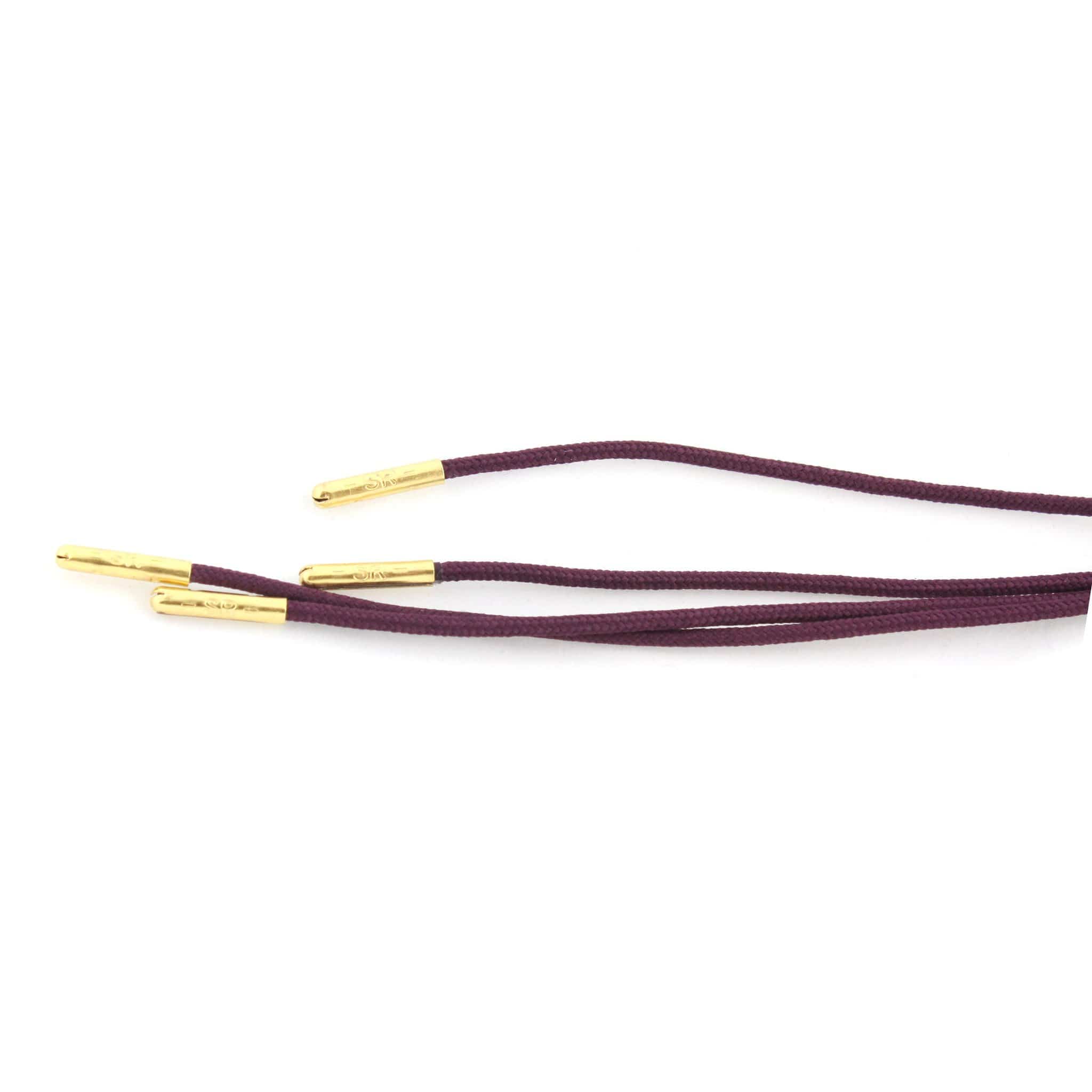 Maroon Parachute Dress Laces - 27 Inch/69cm Long Shoe Laces for Boots, Sneakers & Dress Shoes - Durable & Stylish for Everyday Wear & Outdoor Activities