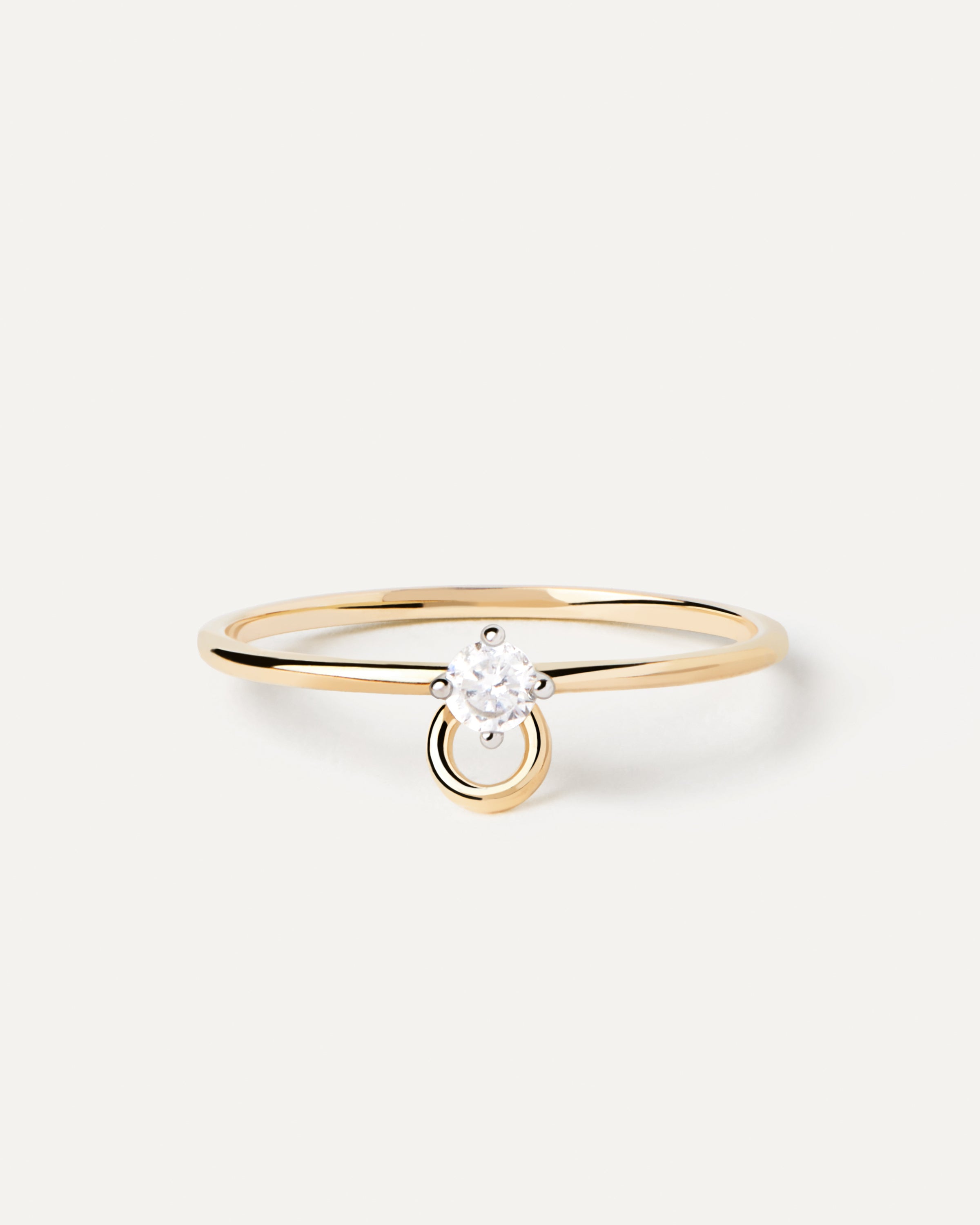 Exquisite Diamond and Gold Solitaire Ring for Women - Elegant Engagement, Wedding, or Anniversary Gift - Perfect for Proposals, Special Occasions, and Everyday Luxury