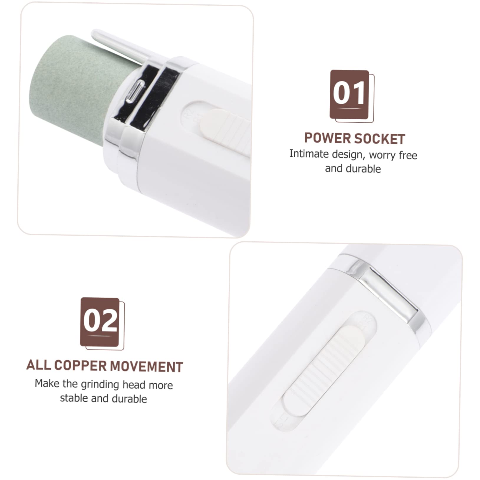 Professional Electric Nail Drill Machine for Acrylic Nails - Portable Manicure Tool with White Design | Perfect for Home Salon, Nail Art & DIY Nail Care