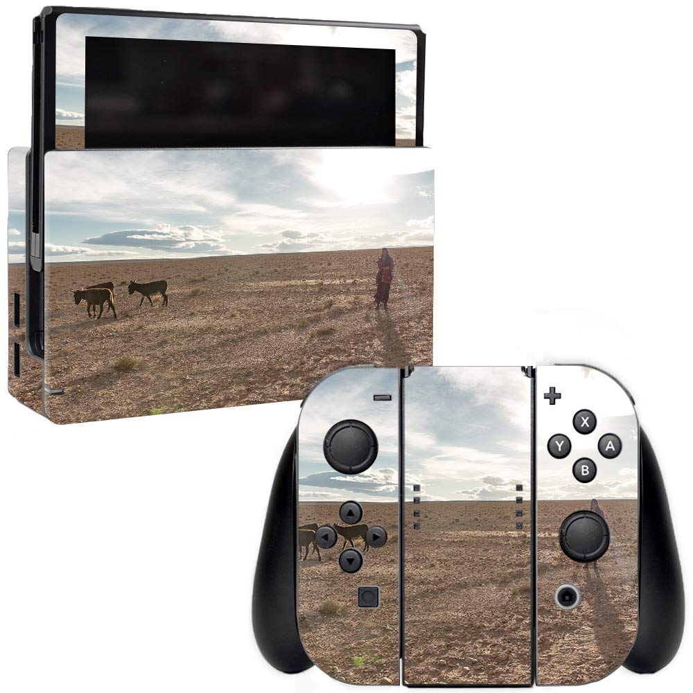 MightySkins Vinyl Decal Wrap Cover Compatible with Nintendo Switch - Barren Scene | Protective & Durable Skin for Switch Console & Joy-Cons | Easy to Apply & Remove | Made in USA | Perfect for Gaming Protection & Customization