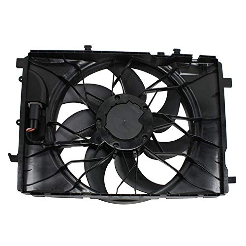 Mercedes Benz C250 C300 2012 Cooling Fan Replacement - Compatible with Part Numbers 204-500-02-93, 2045000293, 204-906-68-02, 2049066802, MB3115122 - High Performance Radiator Cooling Fan for Engine Temperature Control - Perfect for Summer Driving and Heavy Traffic Conditions