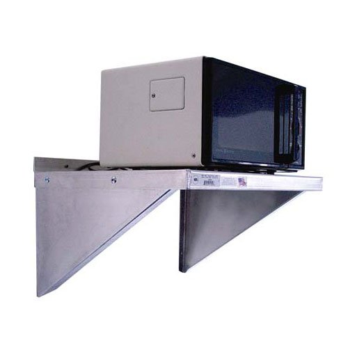 Newage Industrial 95883 Heavy Duty Solid Aluminum Wall Shelf - 24