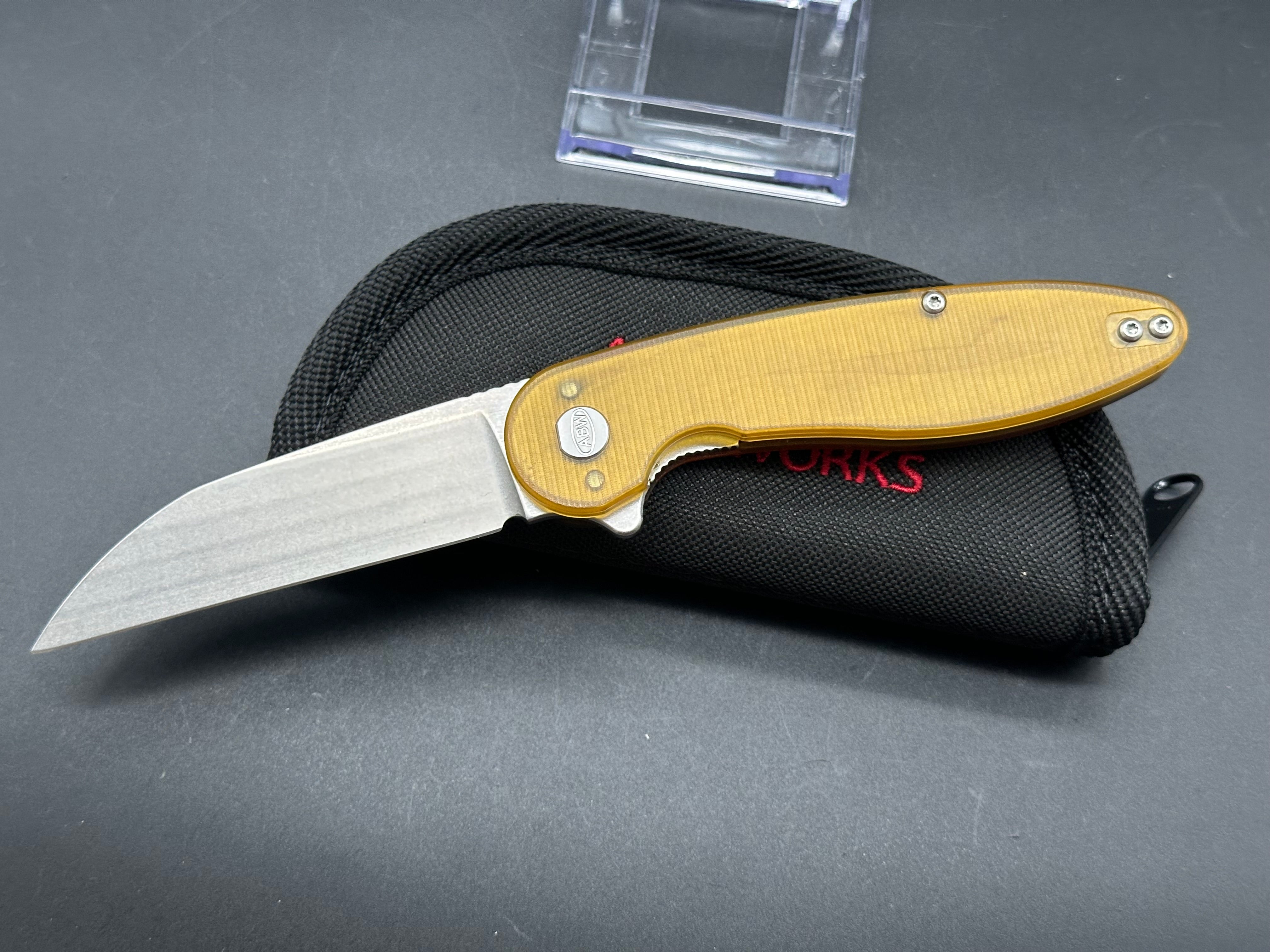 American Blade Works Model 1 V6 Folding Knife with Premium Skiff Bearings - EDC Pocket Knife for Outdoor, Camping & Everyday Carry