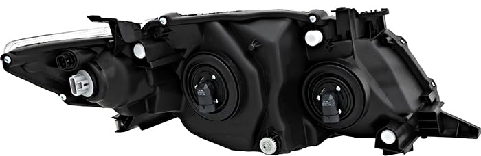 Toyota Corolla CE/L/LE Headlight Assembly Set - Compatible with 2009-2010 Models (Driver & Passenger Side) | Halogen Replacement Lamps for US-Built Vehicles | Perfect for Night Driving and Road Safety