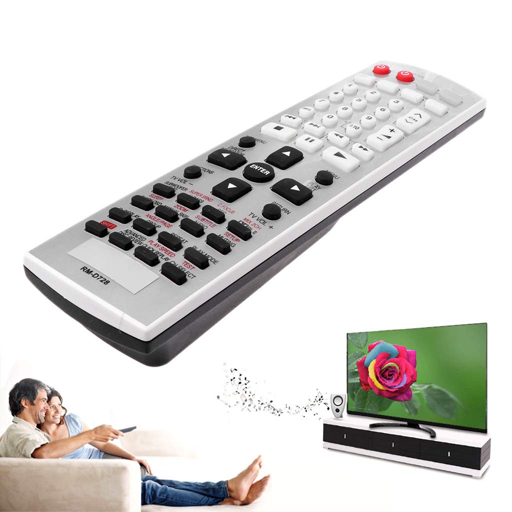 Universal TV Remote Control Compatible with EUR7722X10 DVD & Smart TVs - Replacement for Home Theater Systems by Keaiduoa | Perfect for Living Room, Bedroom & Entertainment Centers