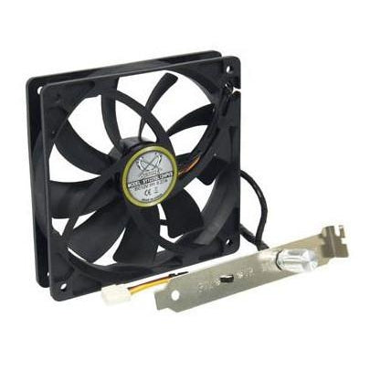 Scythe Slip Stream 120mm x 120mm x 25mm PWM & V.R. Selectable High Performance PC Cooling Fan SY1225SL12HPVS - Ideal for Gaming PCs, Workstations, and Computer Case Cooling