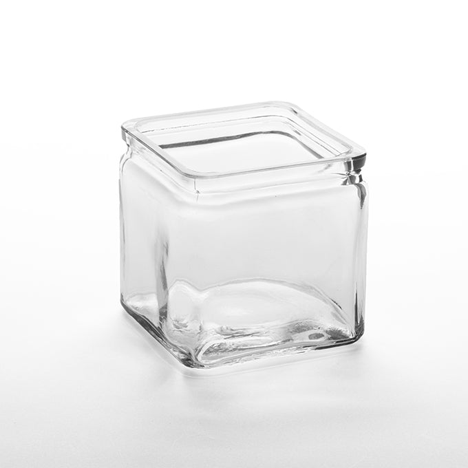 Premium 24 Oz Glass Square Jar with Airtight Lid - Ideal for Canning, Storage & DIY Crafts | American Metalcraft Brand