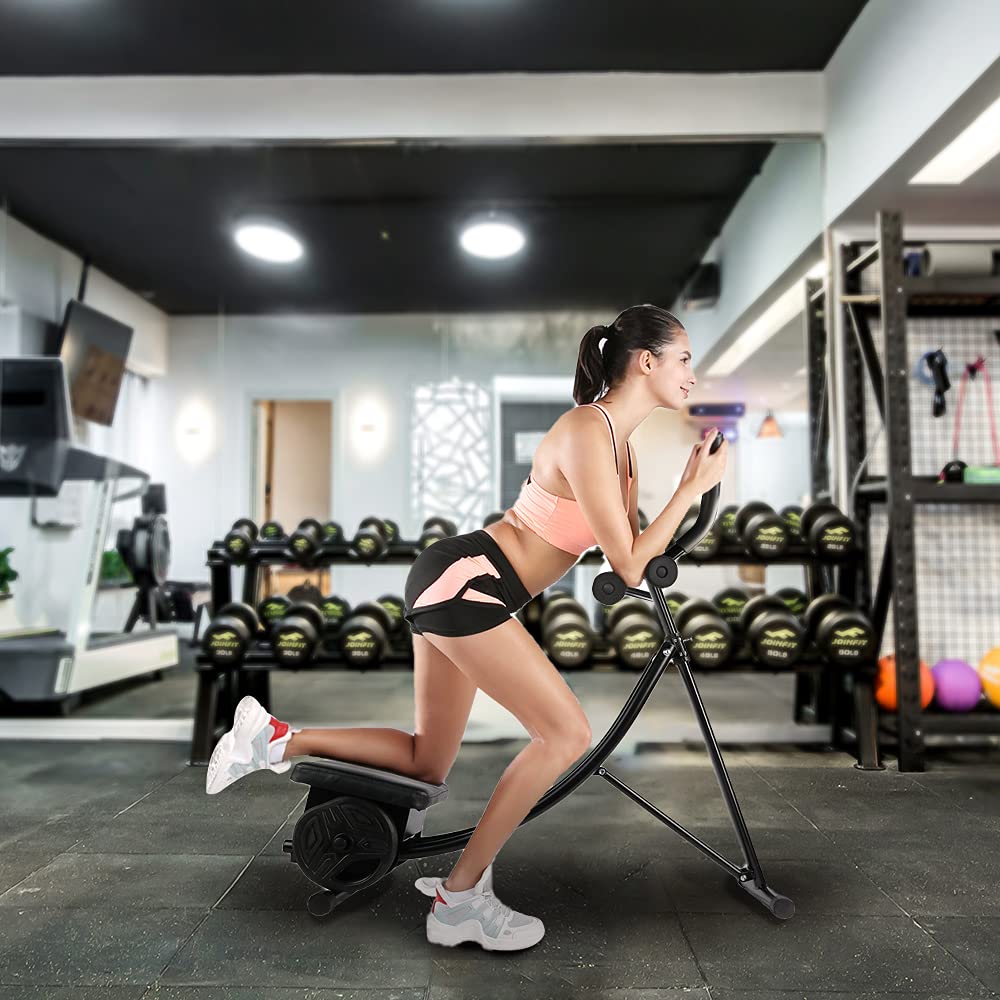 Panda Eye Ab Workout Machine - Adjustable Foldable Abdominal Trainer for Core Strength Training | Perfect for Home Gym & Fitness Enthusiasts