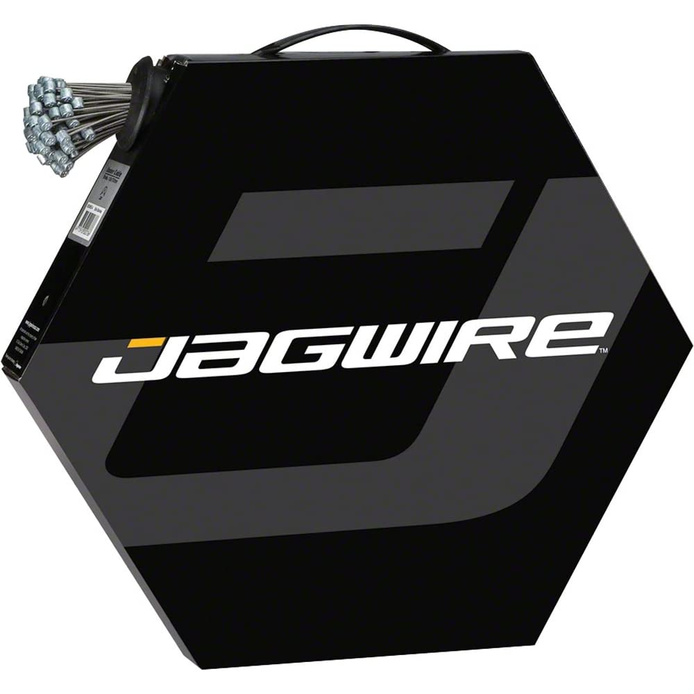 Jagwire Unisex Adult Bike Brake & Shift Cables - Universal One Size for Road & Mountain Bikes - Durable Stainless Steel for Smooth Gear Shifting & Reliable Braking Performance