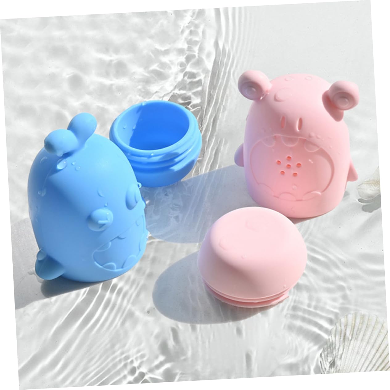 CIYODO 4-Piece Bath Toys Set for Kids - Fun Floating Animal Bathtub Toys for Toddlers & Babies - Perfect for Bath Time Play, Sensory Development & Water Play Activities