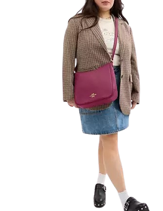Coach Ellie File Bag - Stylish Leather Document Organizer for Work & Travel | Perfect for Professionals, Students & Business Trips
