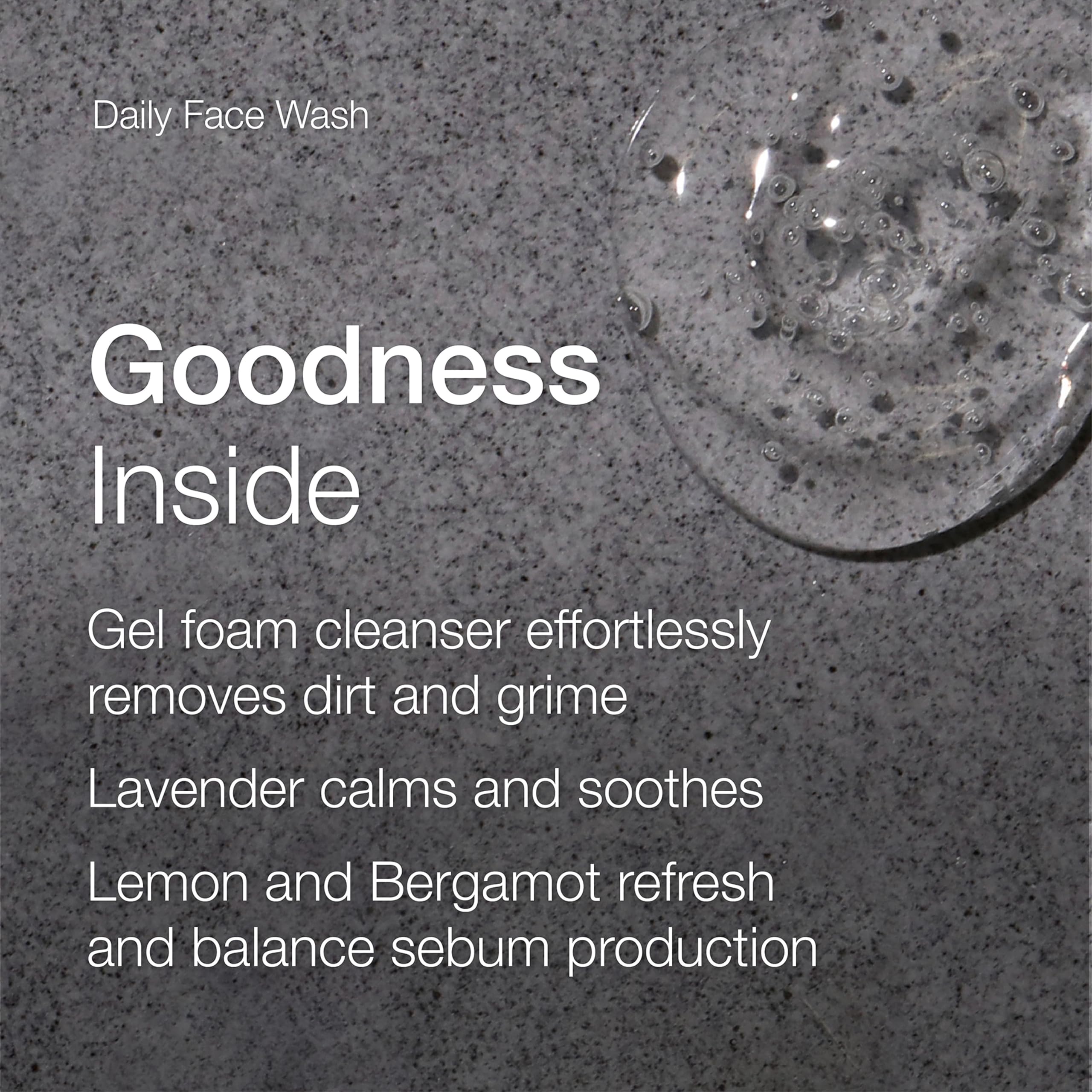 Men's Daily Face Wash 5.2oz - Lemon Bergamot Lavender Cleanser for All Skin Types - Gym & Travel