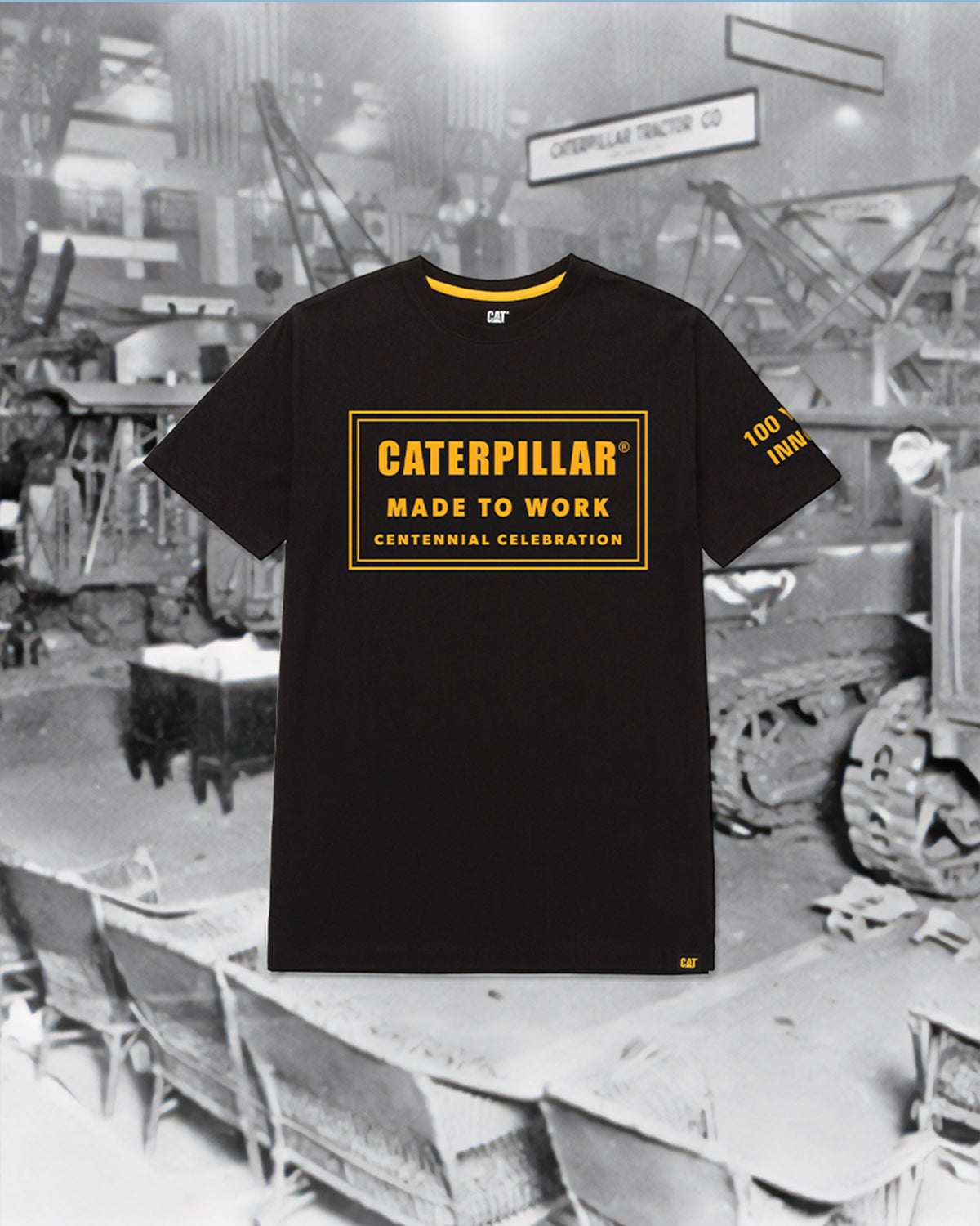 Men's Made to Work Centennial T-Shirt - Durable Cotton Workwear for Construction, Farming & Outdoor Labor