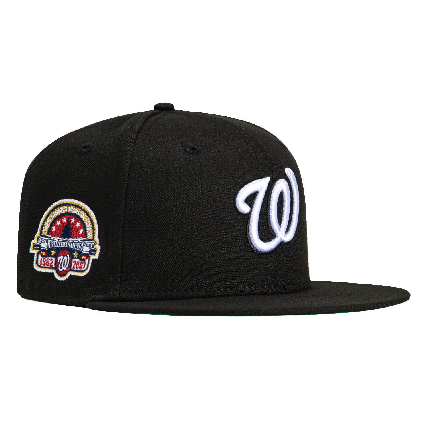 New Era 59Fifty Washington Nationals RFK Stadium Patch Snapback Hat - Black | MLB Baseball Cap for Fans, Streetwear & Sports Events