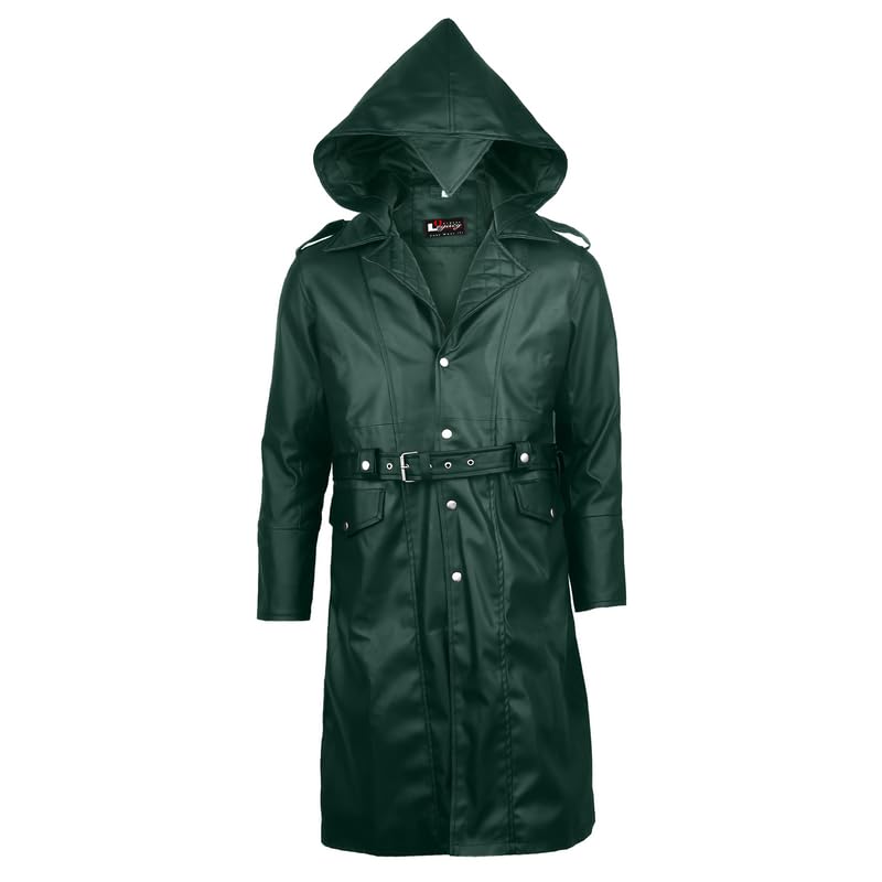 Long Trench Coat for Halloween & Anime Cosplay - Game Character Costume Outwear | Perfect for Conventions, Halloween Parties & Themed Events