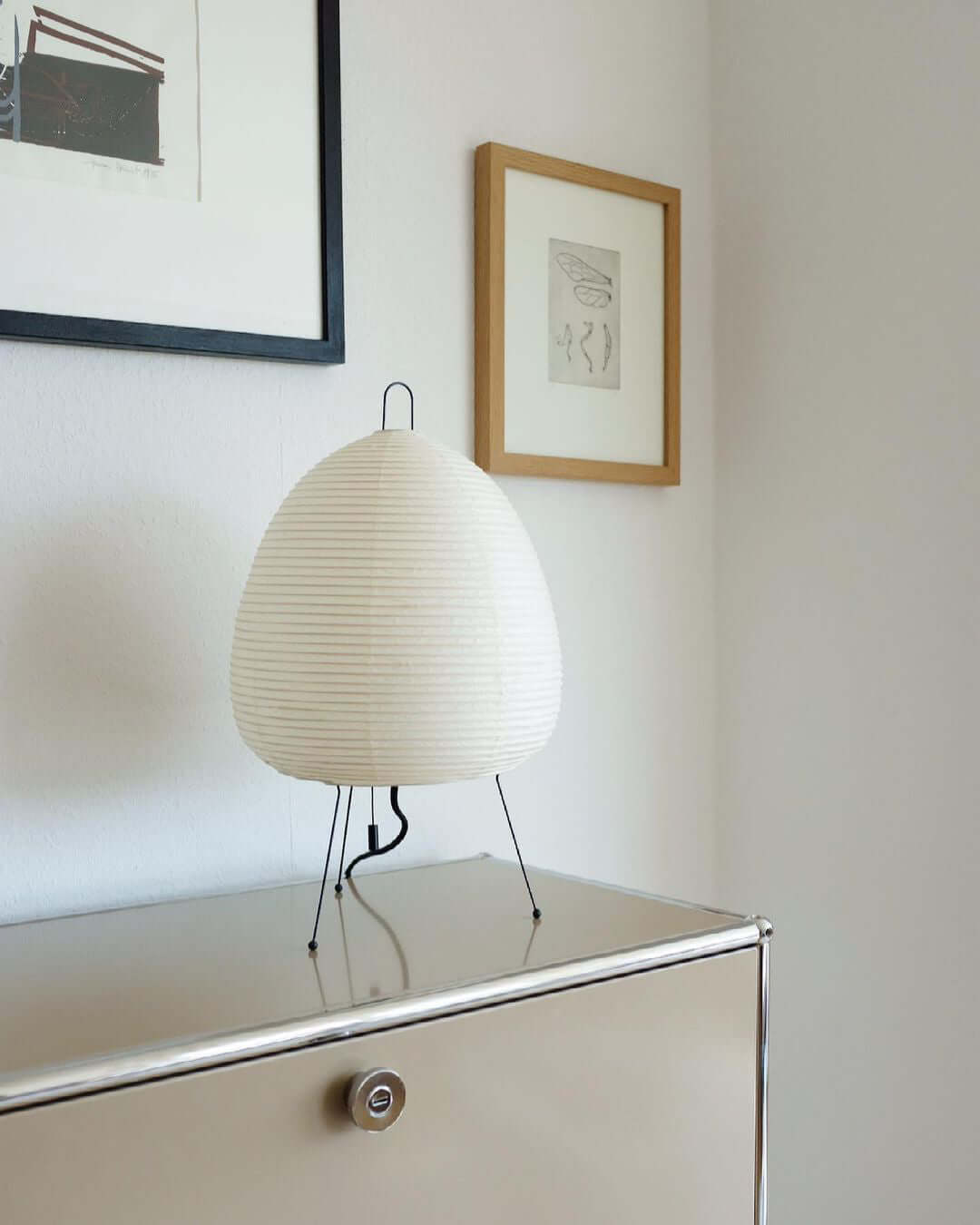 Akari Table Lamp - Modern Japanese Paper Light for Living Room, Bedroom & Office - Soft Ambient Lighting for Home Decor & Relaxation