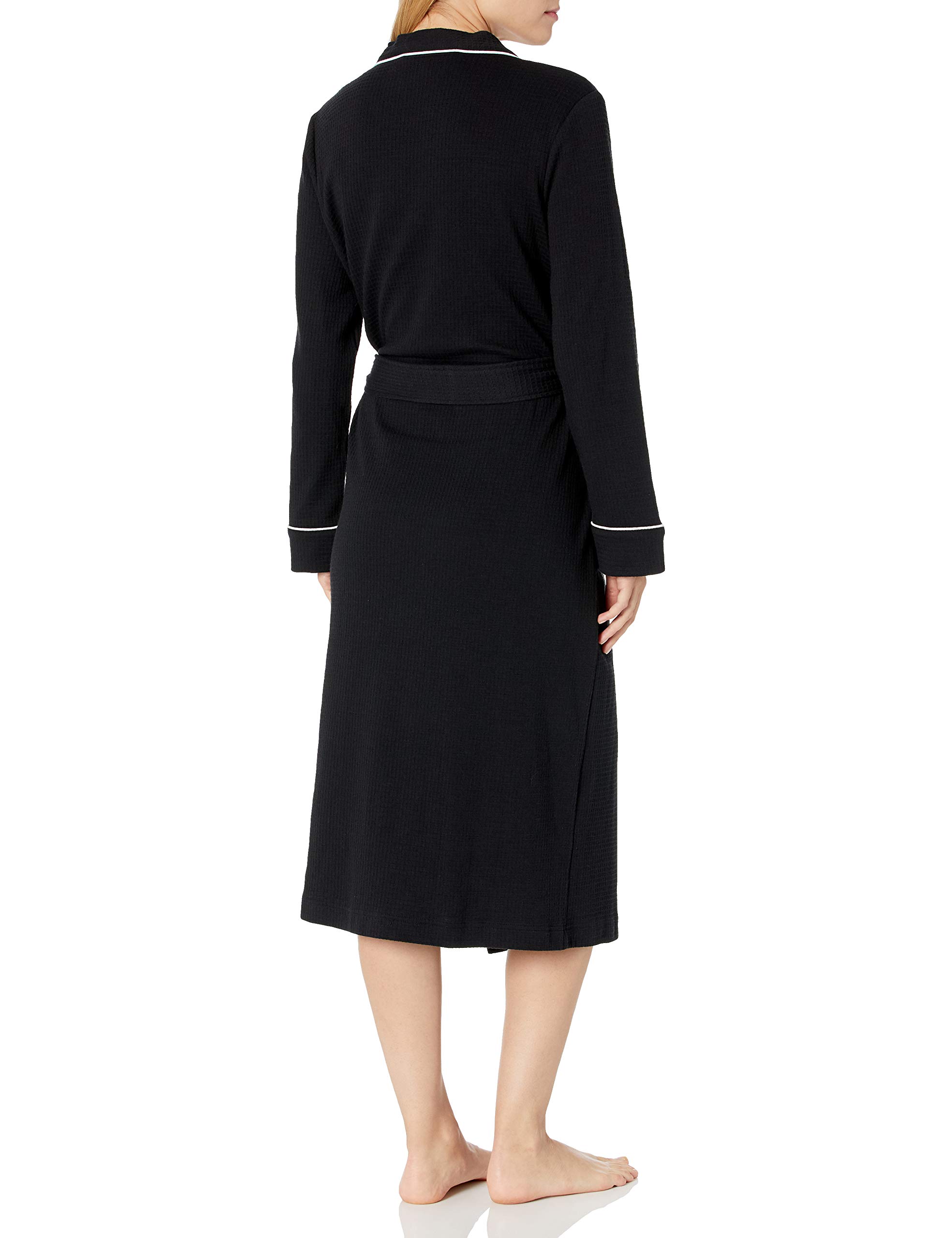 Amazon Essentials Women's Lightweight Waffle Full-Length Robe - Soft & Comfortable Bathrobe for Lounge, Spa & Home Relaxation (Plus Size Available)