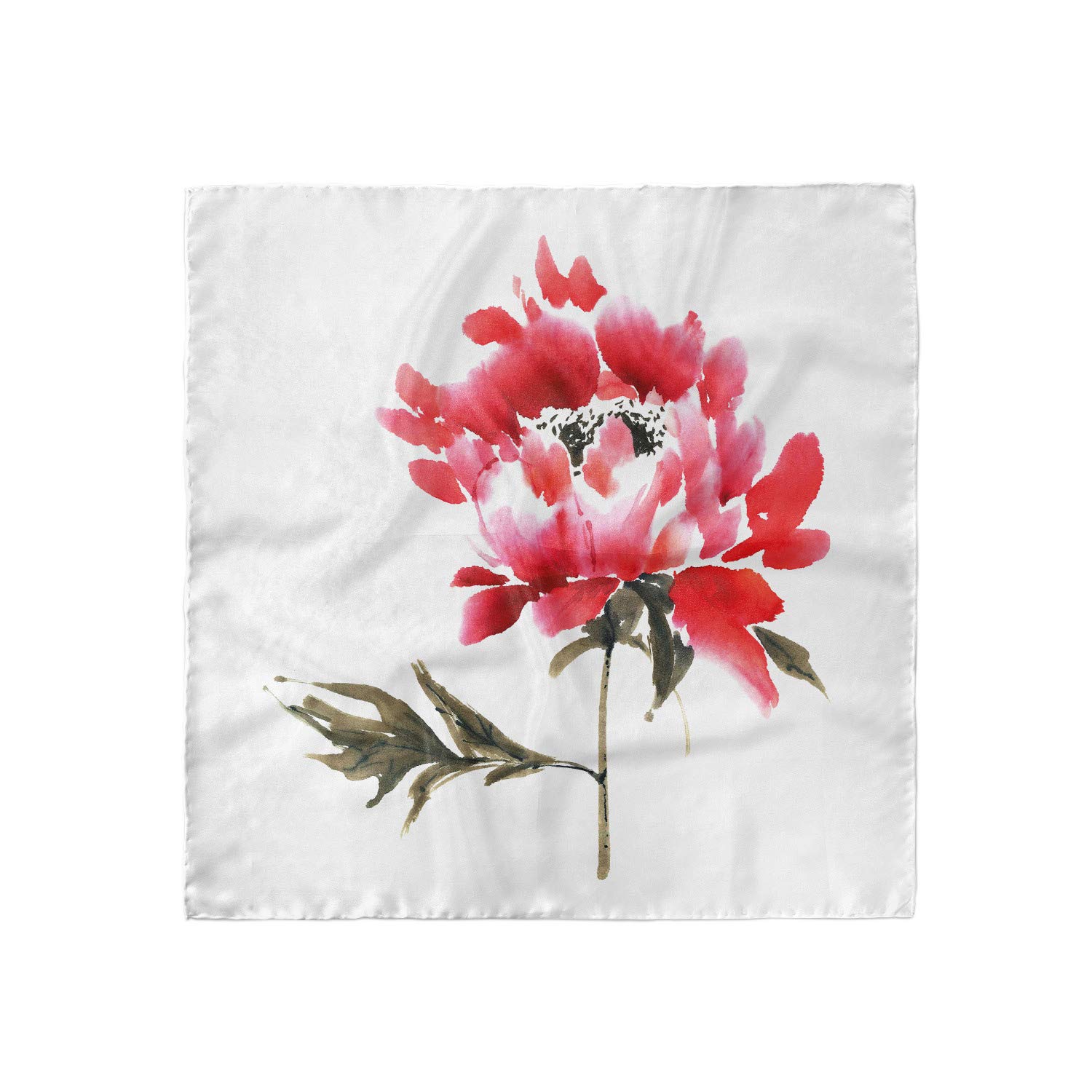 Ambesonne Japanese Ink Wash Painting Head Scarf - Stylish Hair Wrap for Women, Boho Fashion Accessory - Perfect for Yoga, Beach, Travel & Everyday Wear