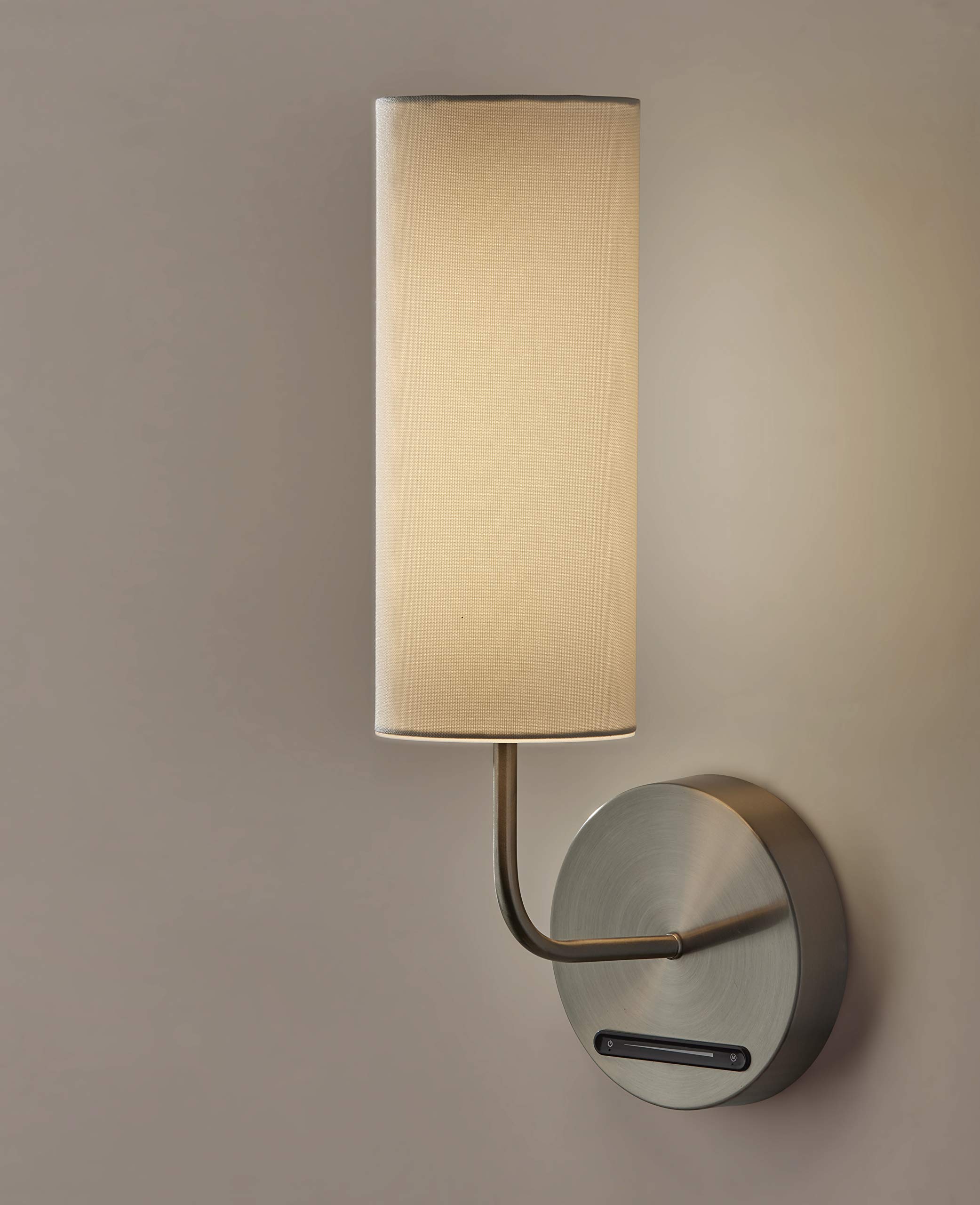 Adesso Smart Home Circadian LED Wall Light with Smart Switch - Alexa Compatible, Certified for Humans Device - Perfect for Bedroom, Living Room & Home Automation