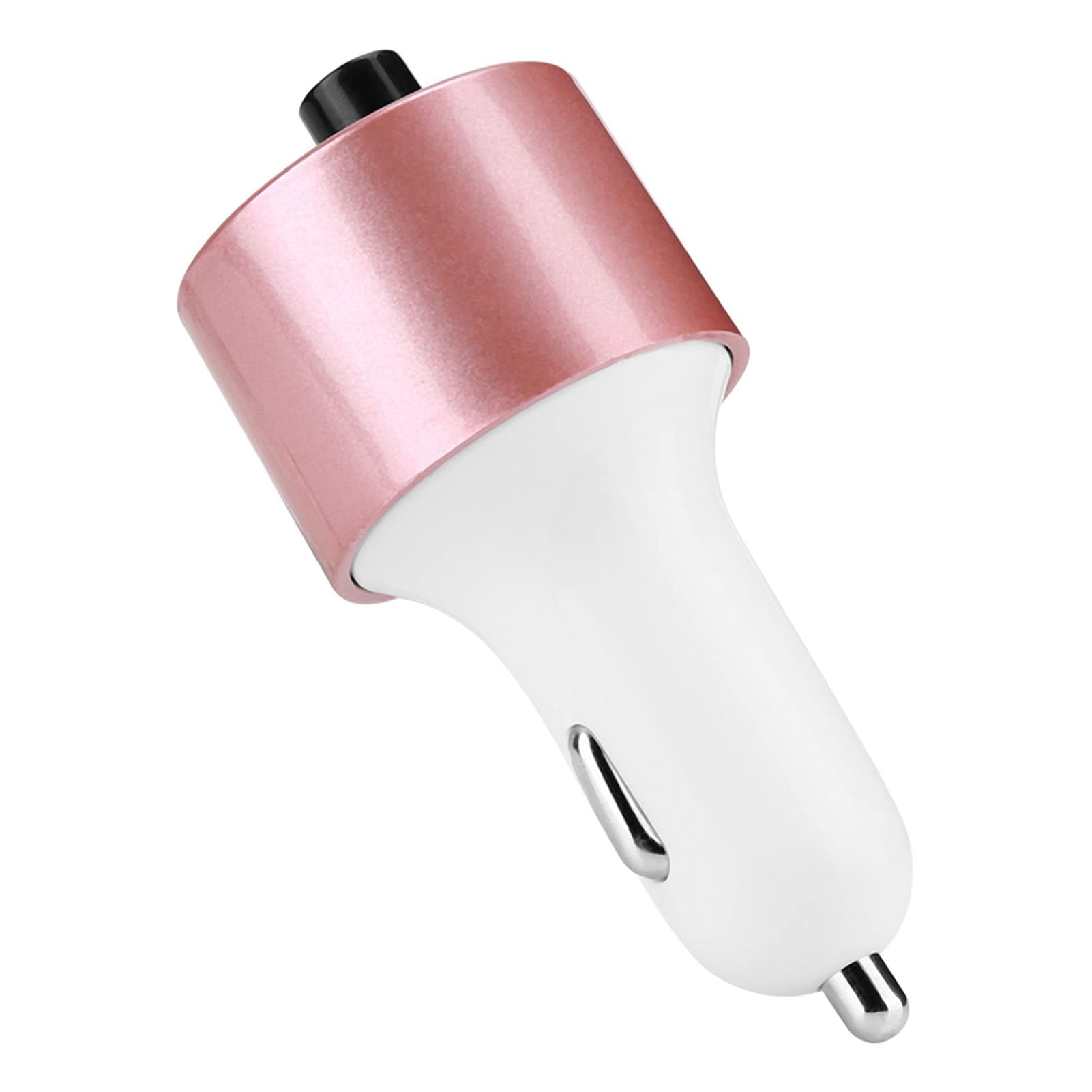 Kafuty Wireless Bluetooth Car Audio Transmitter - Hands-Free Calling, FM Radio Adapter with Dual USB Charging Ports & USB Drive Support for MP3 Playback (Pink) | Perfect for Road Trips, Commuting & In-Car Entertainment