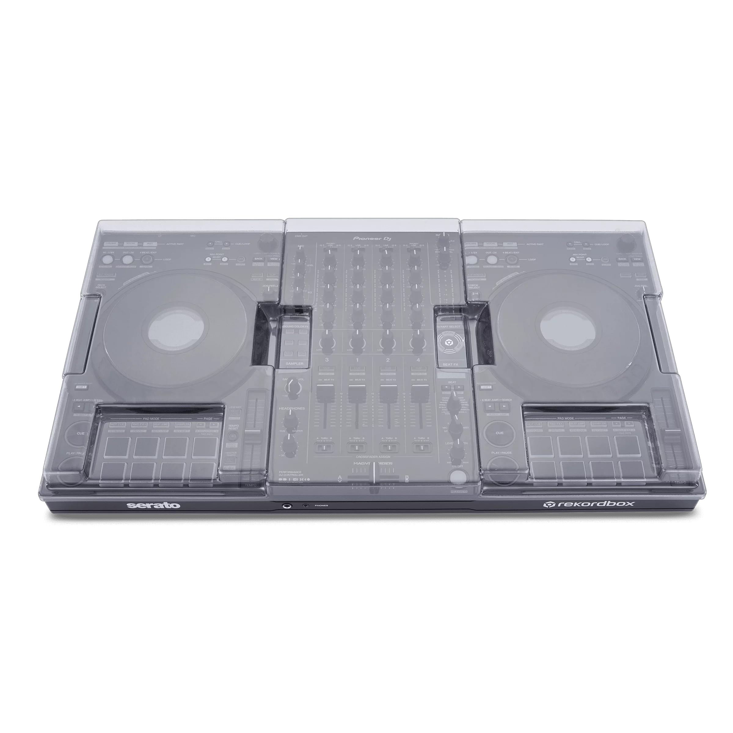 Decksaver DDJ-FLX10 DJ Controller Protective Cover (DS-PC-DDJFLX10) - Durable Dust & Scratch Shield for Pioneer DJ Equipment, Perfect for Studio, Club & Travel Use