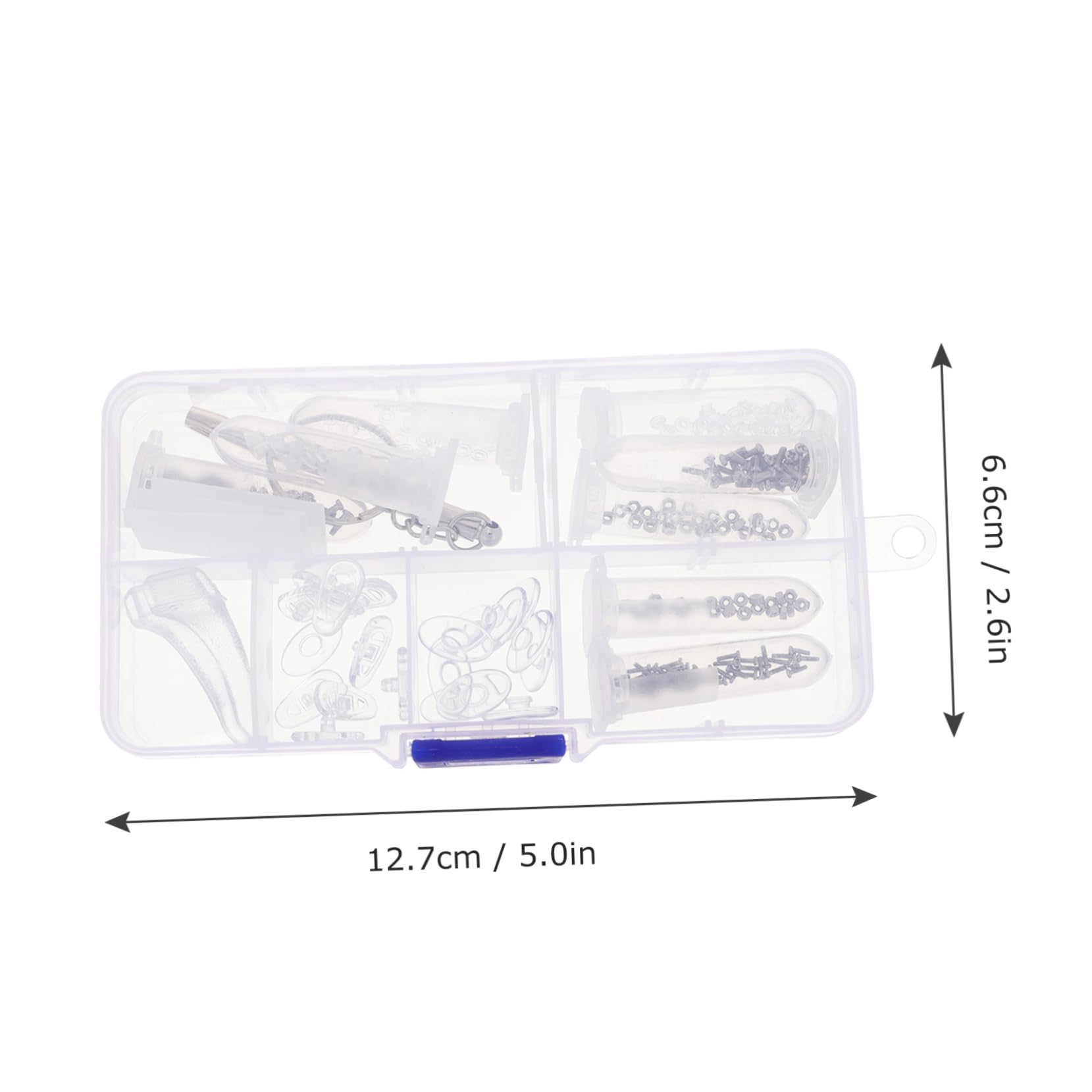 SOLUSTRE Glasses Repair Tool Kit - Professional Optician Tools for Eyeglass Maintenance, Nose Pads & Ear Clips Replacement - Includes Mobile Phone Accessories - Perfect for Home, Office & Travel Eyewear Care