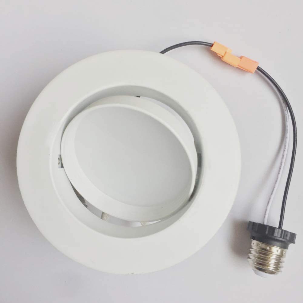 4 Inch Gimbal LED Recessed Lighting - 9W 5000K Dimmable Adjustable Eyeball Downlight with 680LM & CRI90 - Directional Ceiling Light (32 Pack) - Perfect for Kitchen, Living Room, and Office Spaces