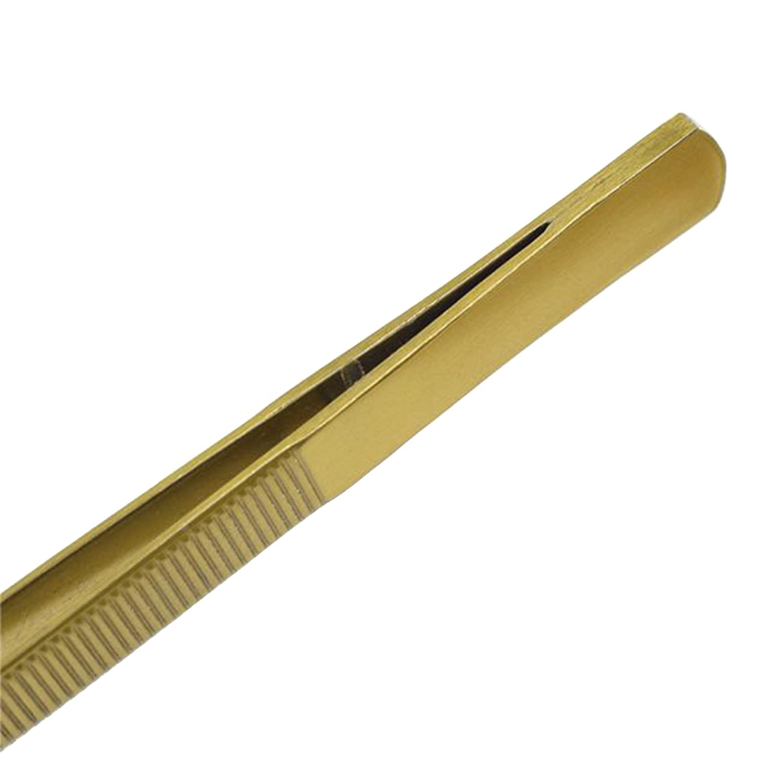Professional Eyebrow Tweezers - Slant & Flat Tip for Precise Hair Removal, False Eyelash Application & Eyelid Sticker Placement - Perfect for Eyebrow Shaping, Makeup & Beauty Routine