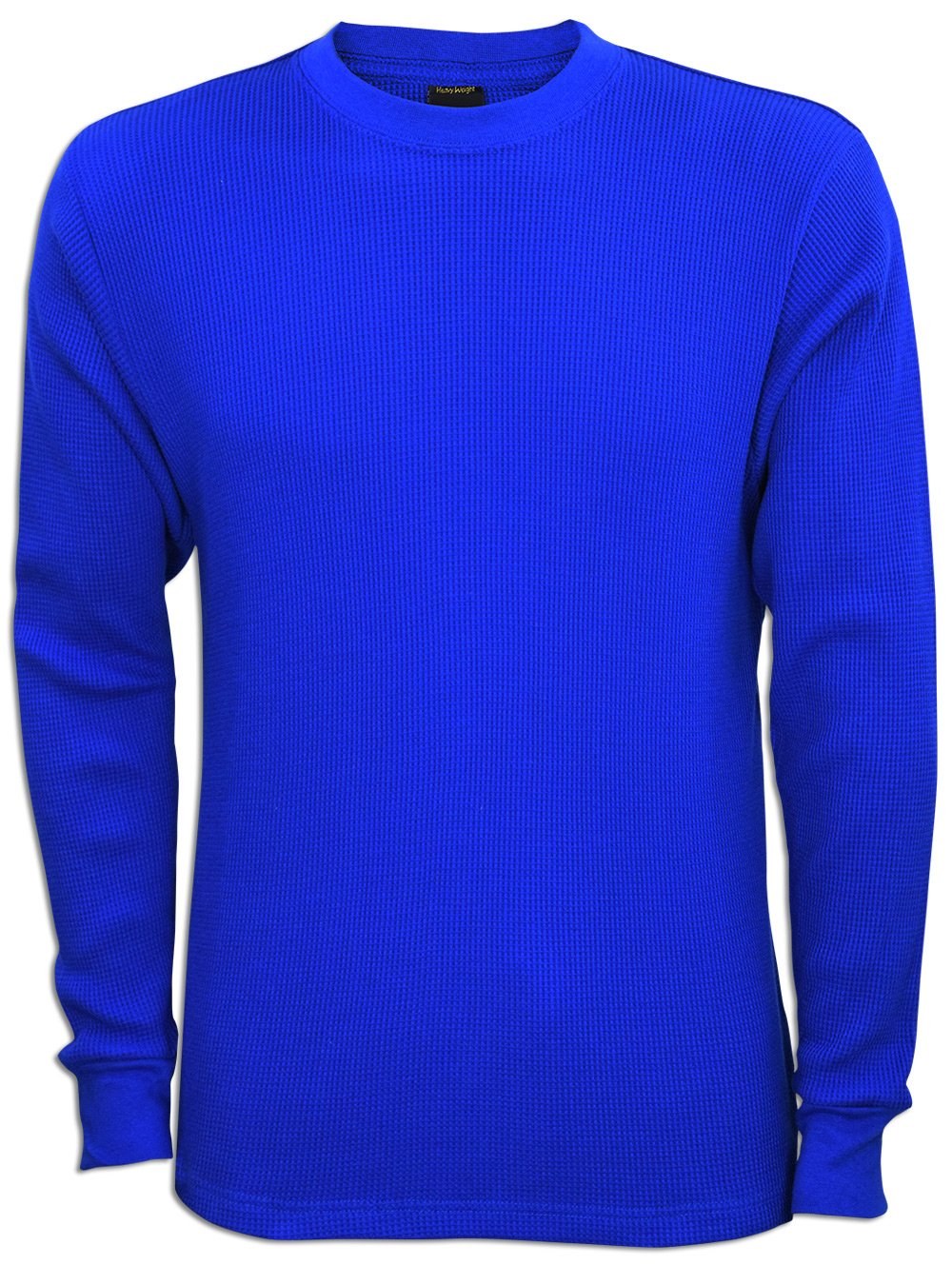 JLGUSA Men's Heavyweight Thermal Long Sleeve Waffle Knit Shirt - Solid Colors for Winter Warmth & Outdoor Activities