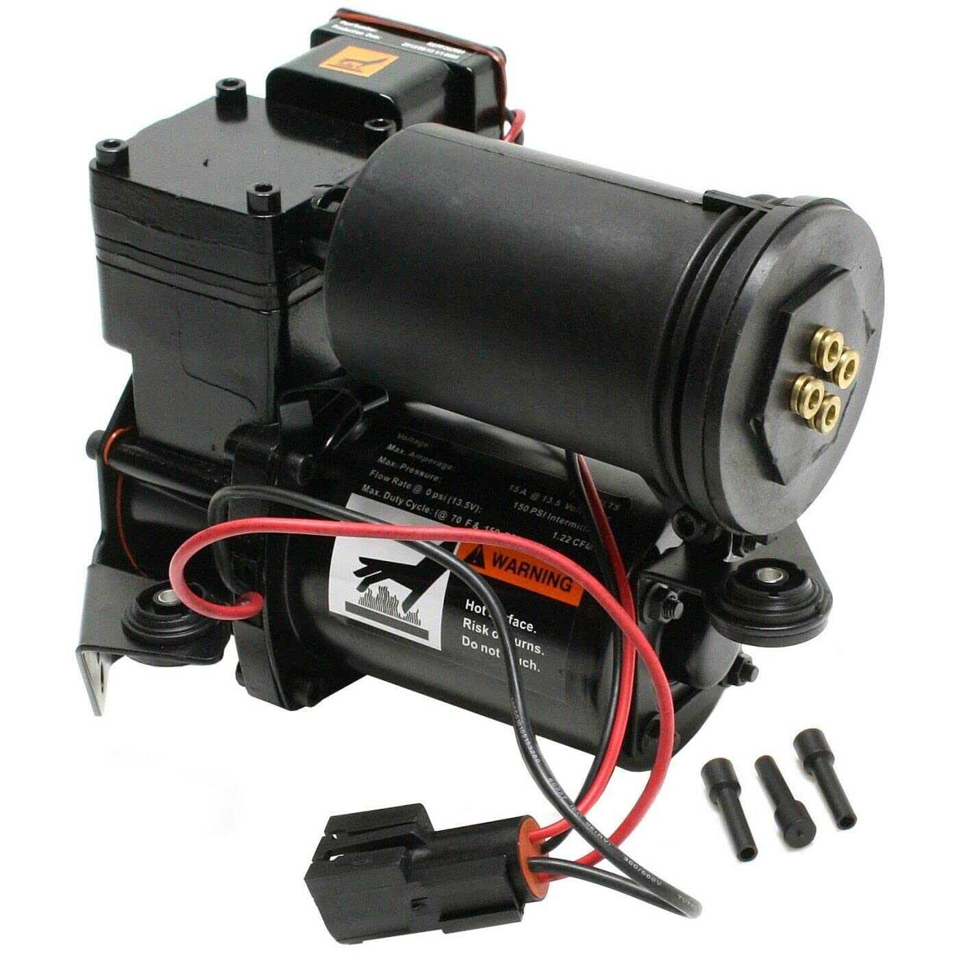 Air Suspension Compressor Replacement for 1998-2006 Ford Expedition & Lincoln Navigator - Heavy Duty OEM Quality - Perfect for Off-Roading, Towing & Smooth Ride Comfort