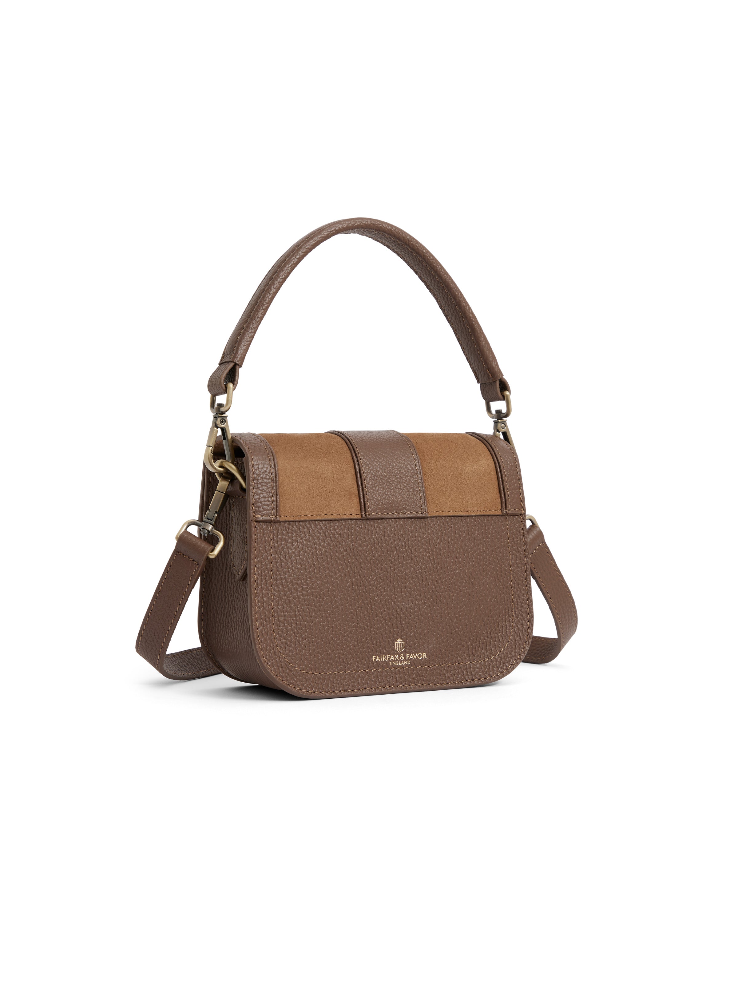 Clarence Genuine Suede Handbag for Women - Tan Leather Shoulder Bag, Stylish & Durable Purse for Work, Travel & Everyday Use