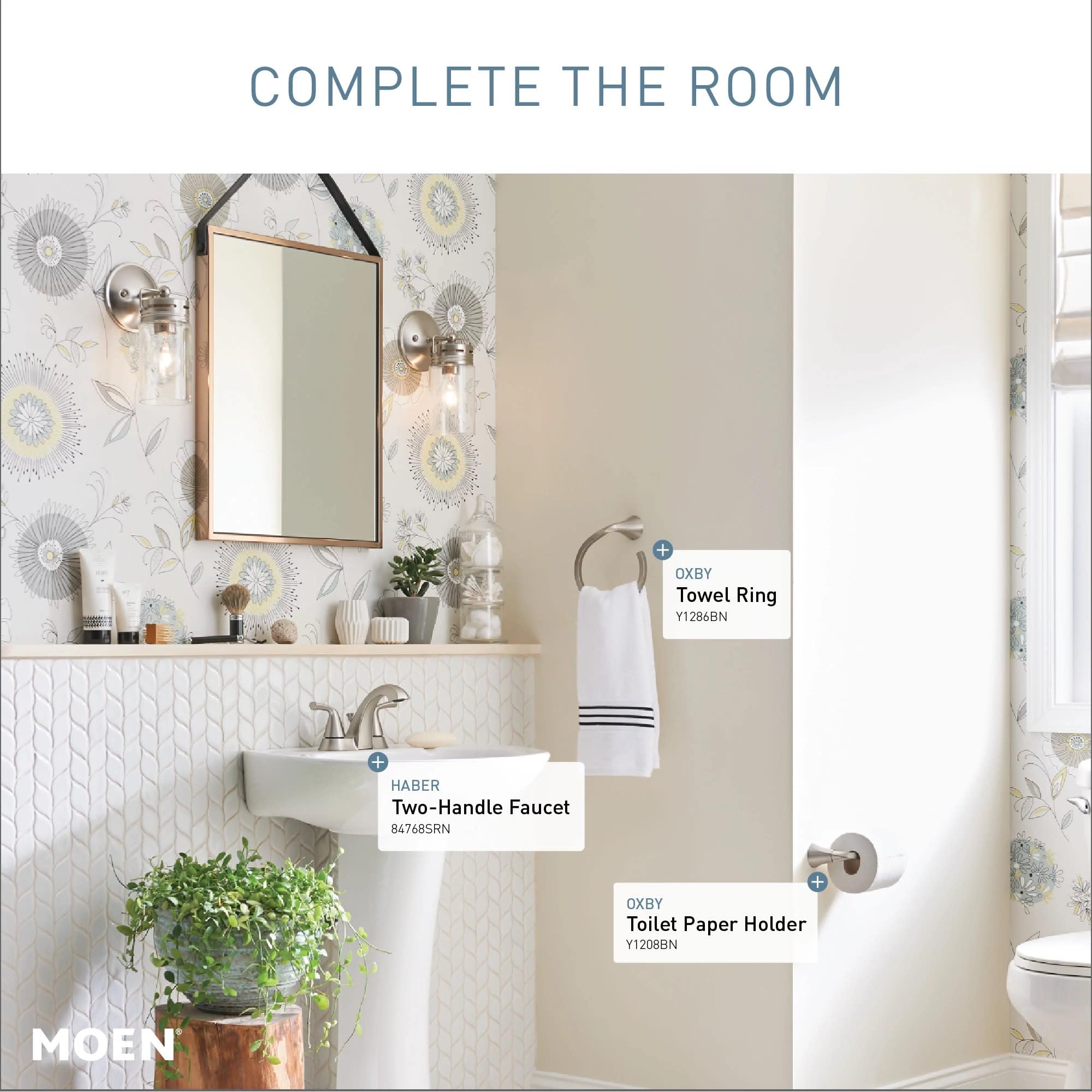 Moen Haber Spot Resist Brushed Nickel Two-Handle 4