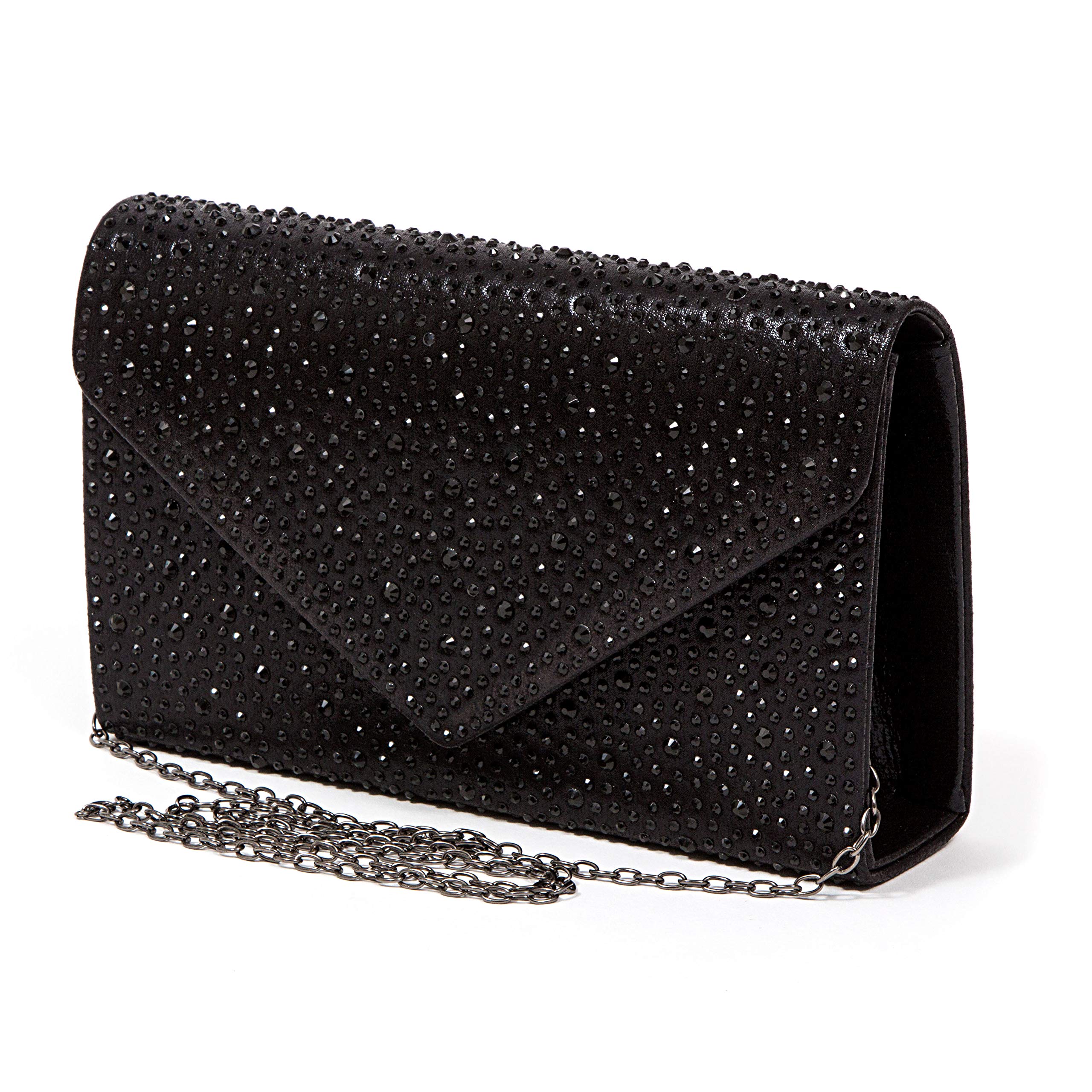 BARI BAG Elegant Envelope Handbag with Rhinestones - Perfect for Evening Parties, Weddings & Special Occasions