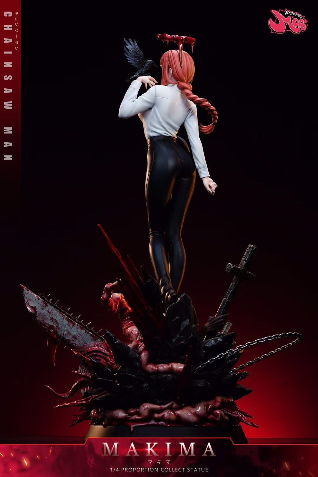 Modomodo Studio Domination Demon Makima Anime Figure - High-Quality Collectible for Anime Fans, Cosplay, and Home Decor