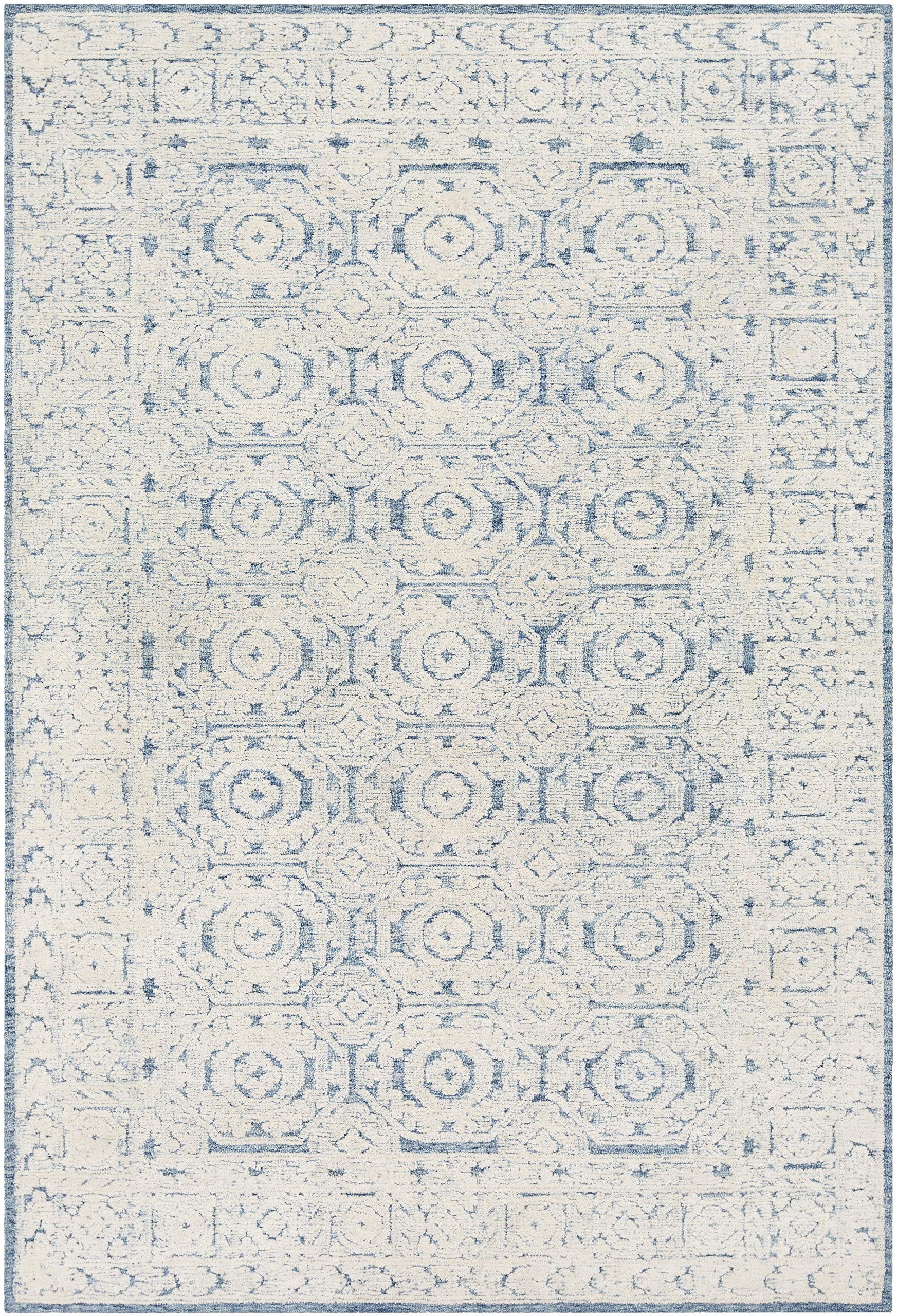 Surya Louvre Area Rug 2' x 3' - Modern Geometric Pattern Non-Slip Living Room Rug for Bedroom, Office & Home Decor