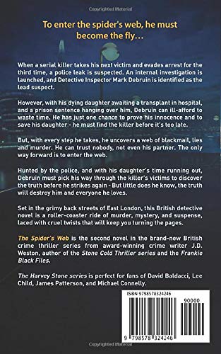 The Spider's Web: A British Detective Crime Thriller Novel - Harvey Stone Crime Thriller Series Book | Perfect for Mystery Lovers & Crime Fiction Fans