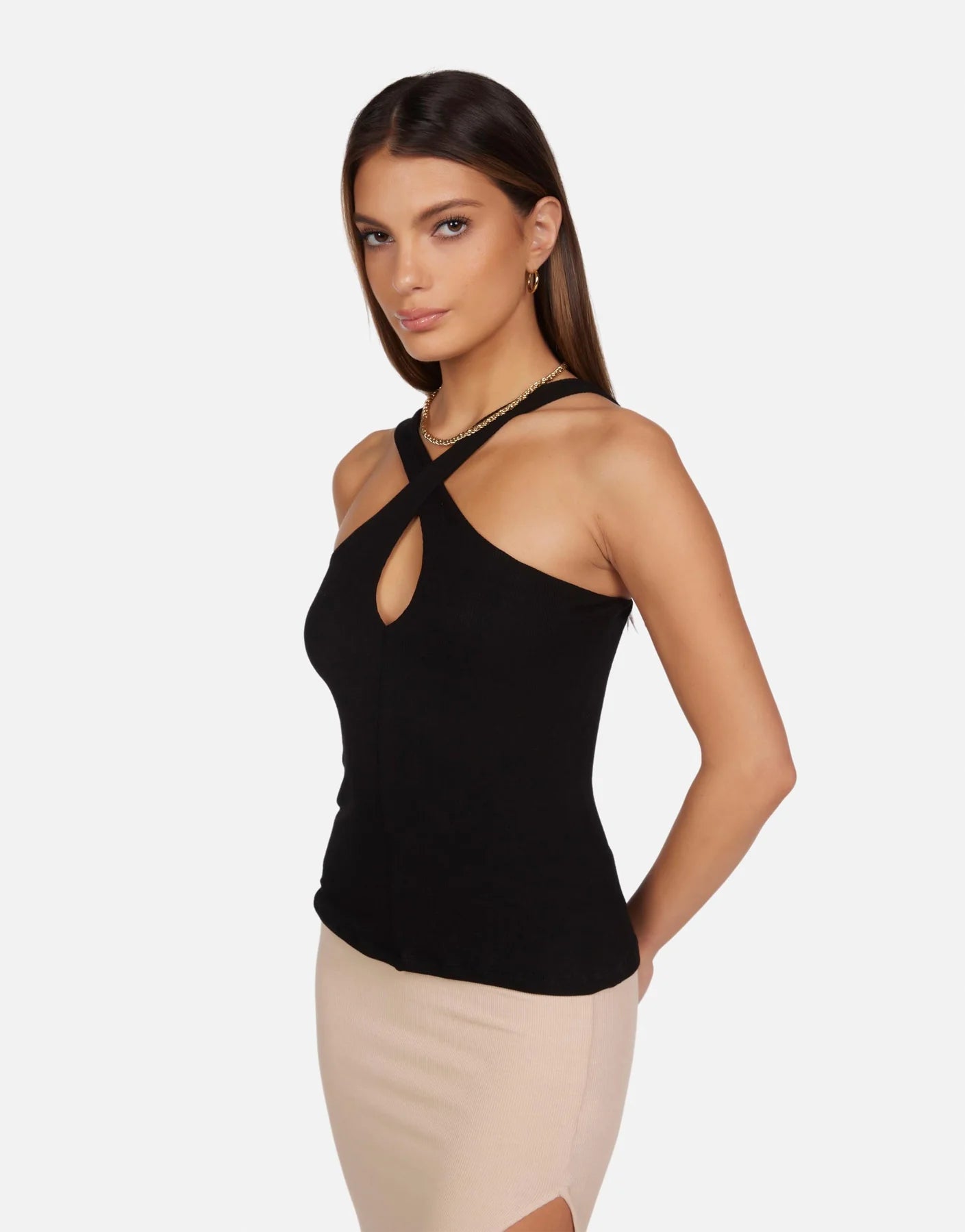 Klan Cross Tank Top for Women - Stylish Casual Sleeveless Shirt for Summer Outfits, Beach Wear & Everyday Fashion