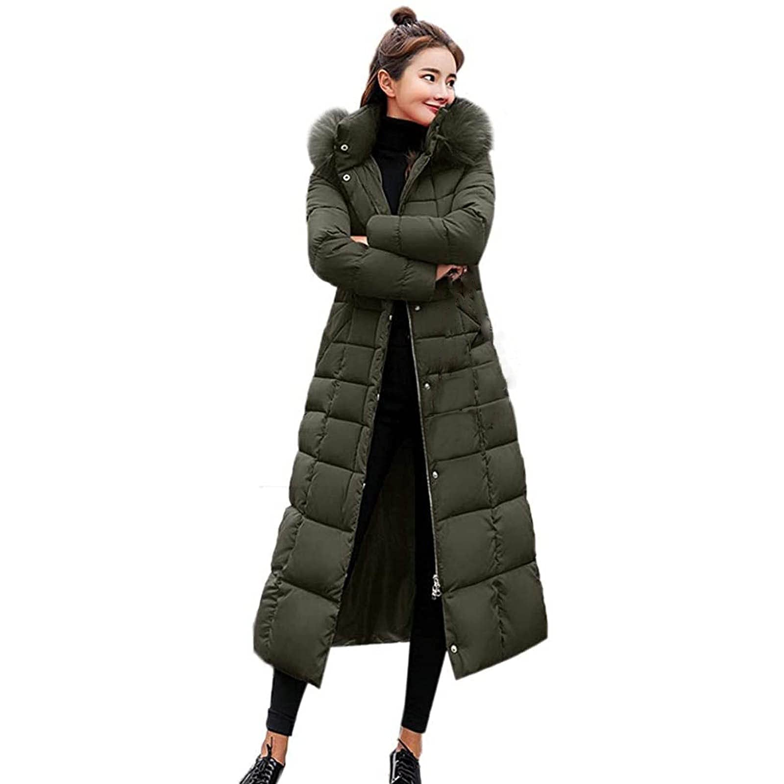 Women's Winter Casual Jacket - Warm Loose Fit Trench Coat with Tie Knot Detail | Cozy Outwear for Everyday Wear, Office & Outdoor Activities
