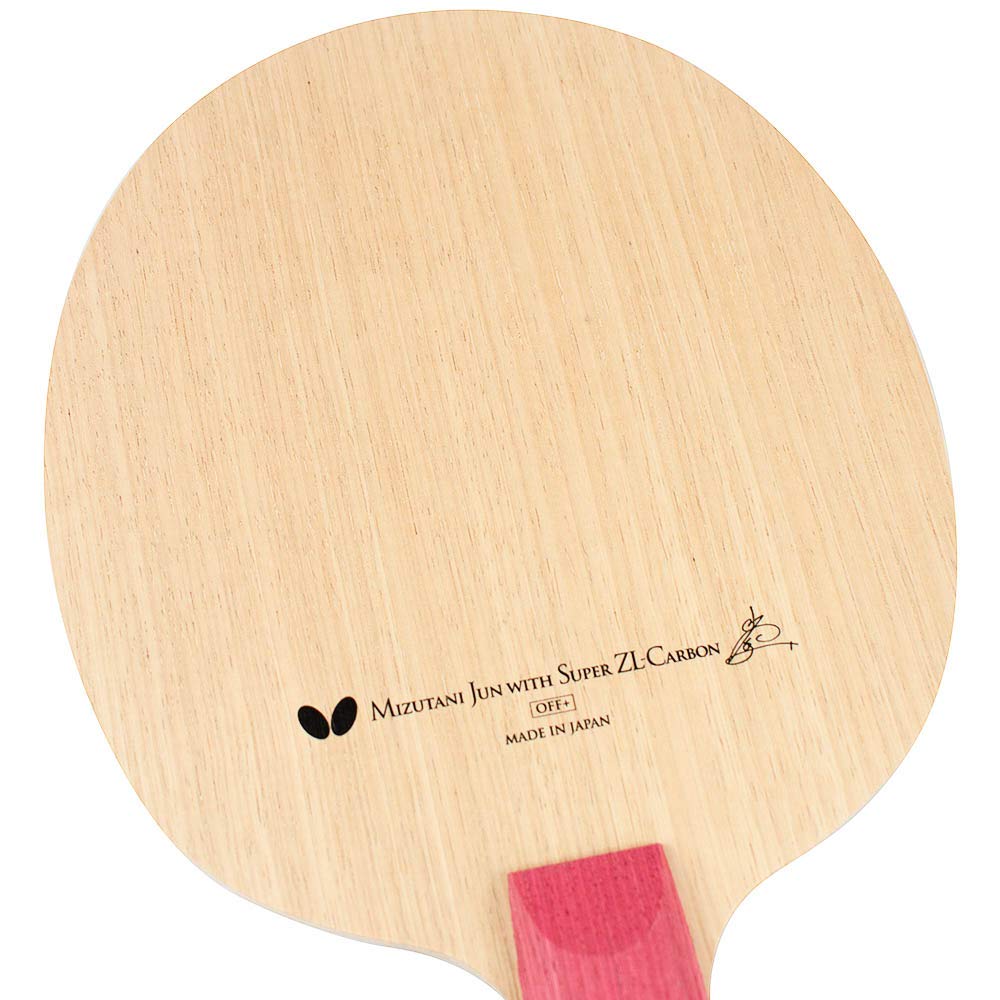 Butterfly Mizutani Jun Super ZLC Table Tennis Racket - Professional ZL Carbon Fiber Blade for Competitive Play - AN/FL/ST Handle Options - Japanese-Made Premium Ping Pong Paddle for Tournaments & Training