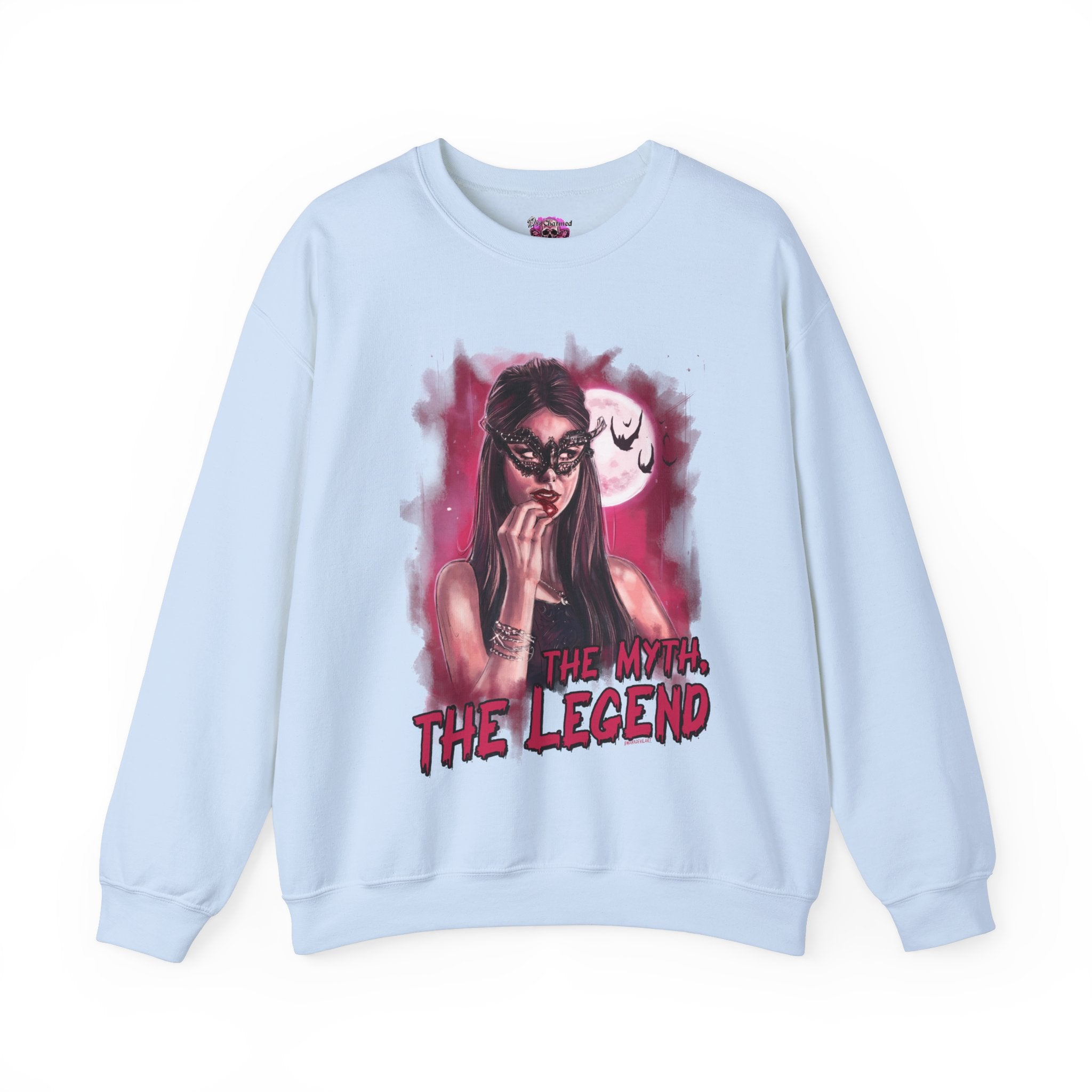 The Myth, The Legend Crewneck Sweatshirt - Vintage Inspired Unisex Pullover for Casual Wear & Street Style