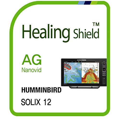 Anti-Glare Matte Screen Protector for Humminbird Solix 12 - LCD Shield Guard with Scratch Protection - Perfect for Outdoor Fishing & Marine Navigation Use