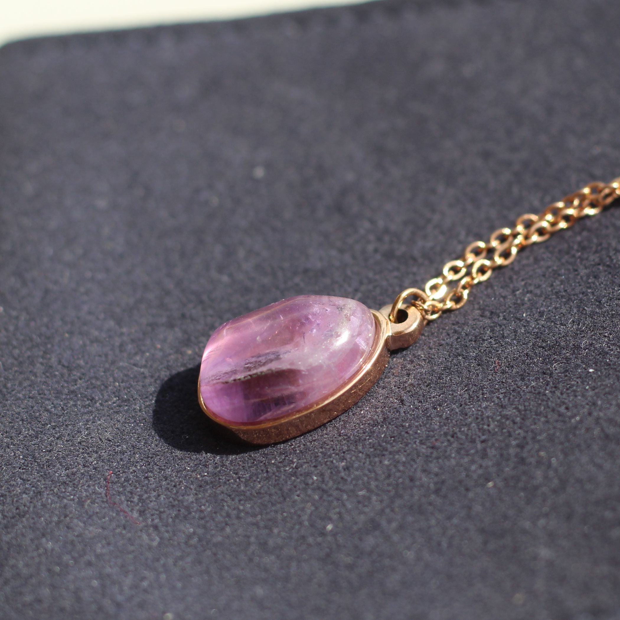 Natural Amethyst Drop Necklace for Women | Elegant Purple Gemstone Jewelry Gift for Her | Perfect for Weddings, Parties & Everyday Wear