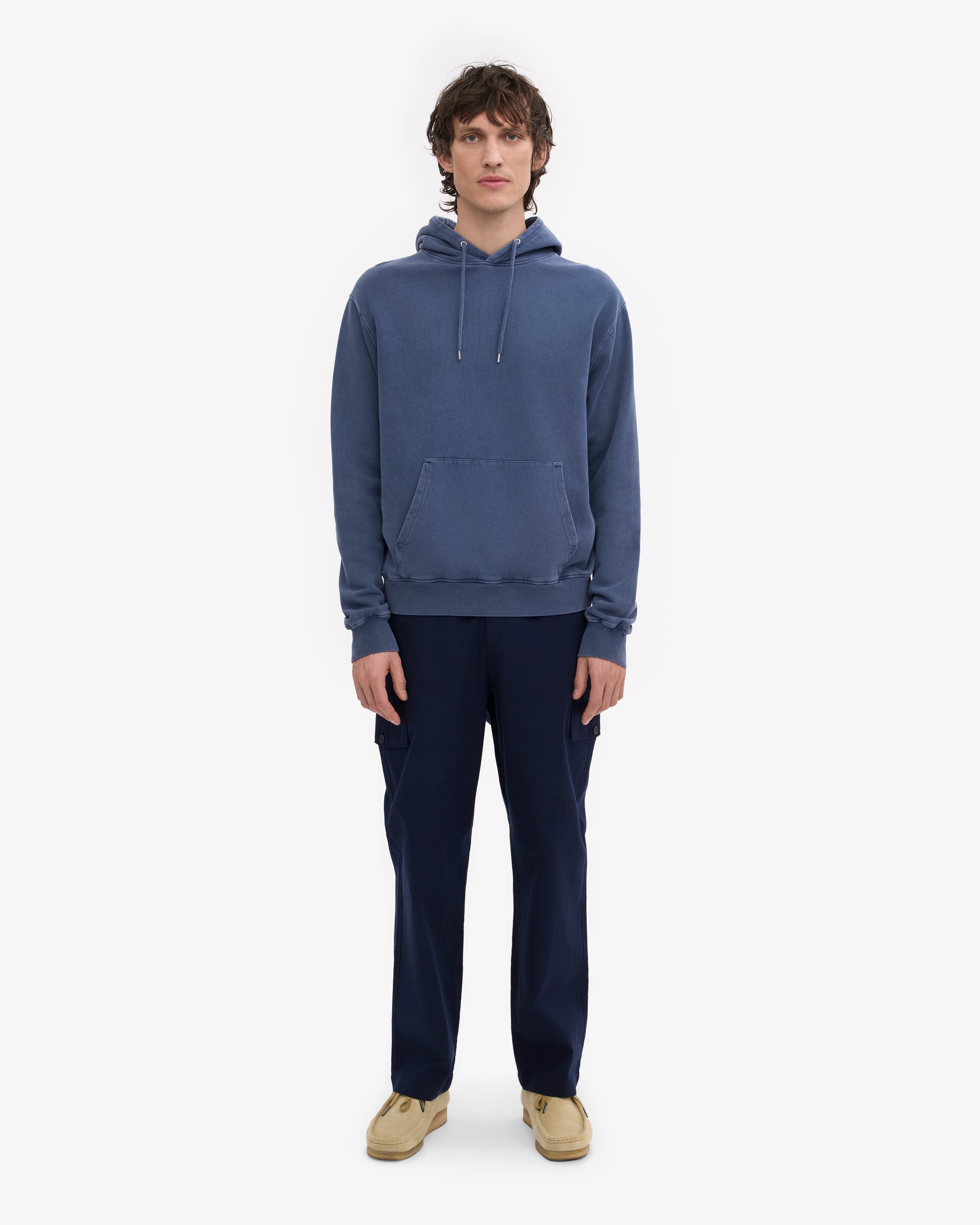 Classic Organic Cotton Hoodie - Neptune Blue | Comfortable & Eco-Friendly Pullover for Men & Women | Perfect for Casual Wear, Outdoor Activities & Loungewear