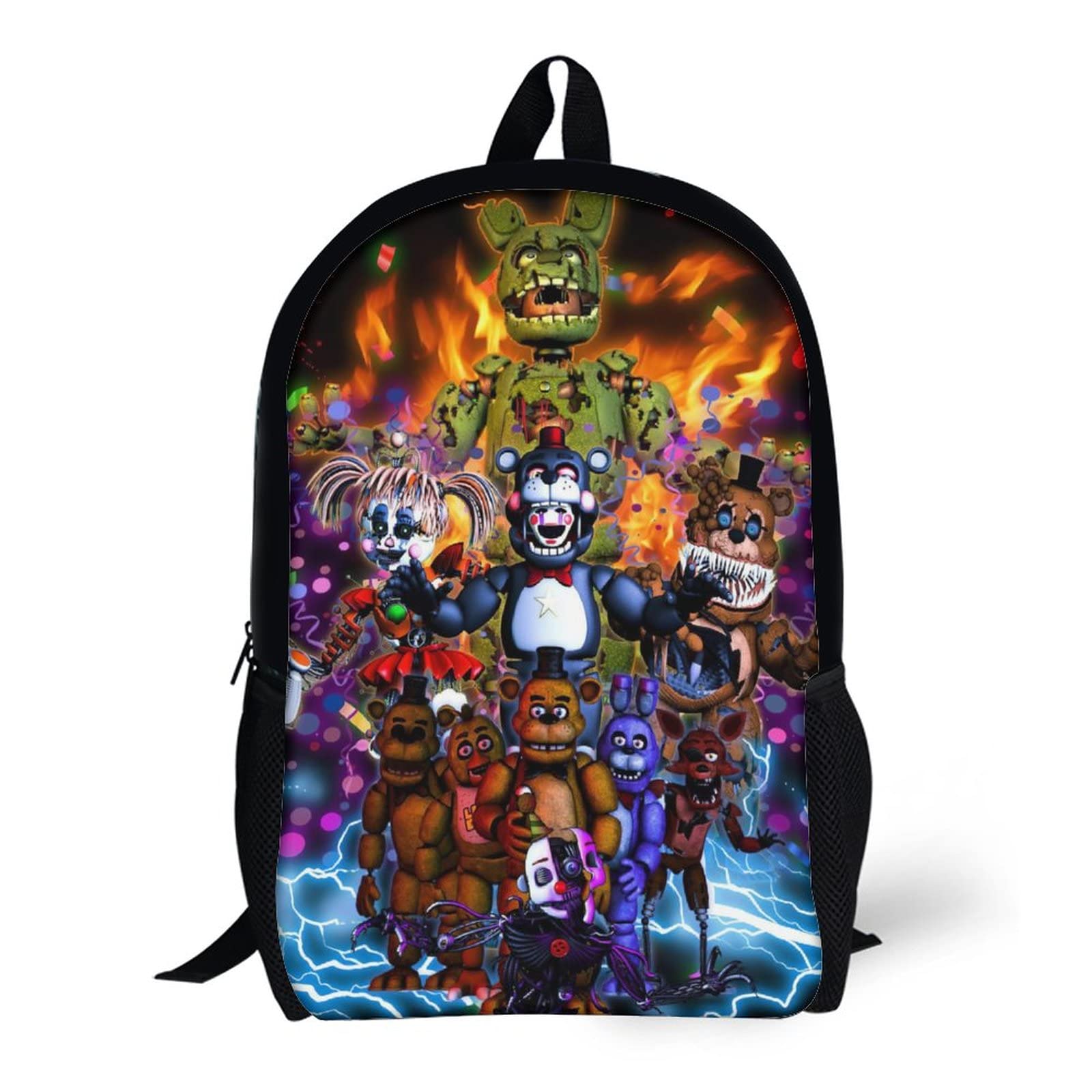 Db11 3D Backpack - 17 Inch Laptop Book Bag for School, College & Travel - Multifunctional Casual Daypack (Black, One Size) - Perfect for Students, Commuters & Outdoor Adventures
