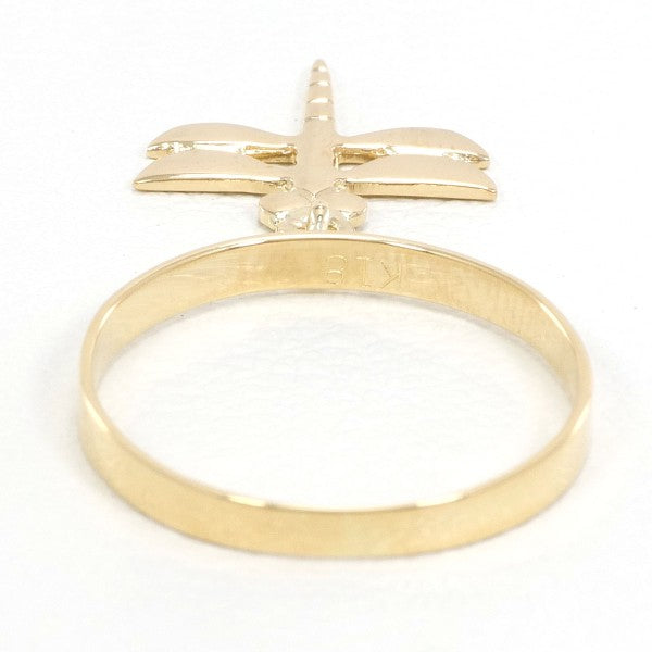 18K Yellow Gold Ring for Women - Elegant & Durable Solid Gold Jewelry - Perfect for Engagement, Wedding, Anniversary & Everyday Wear