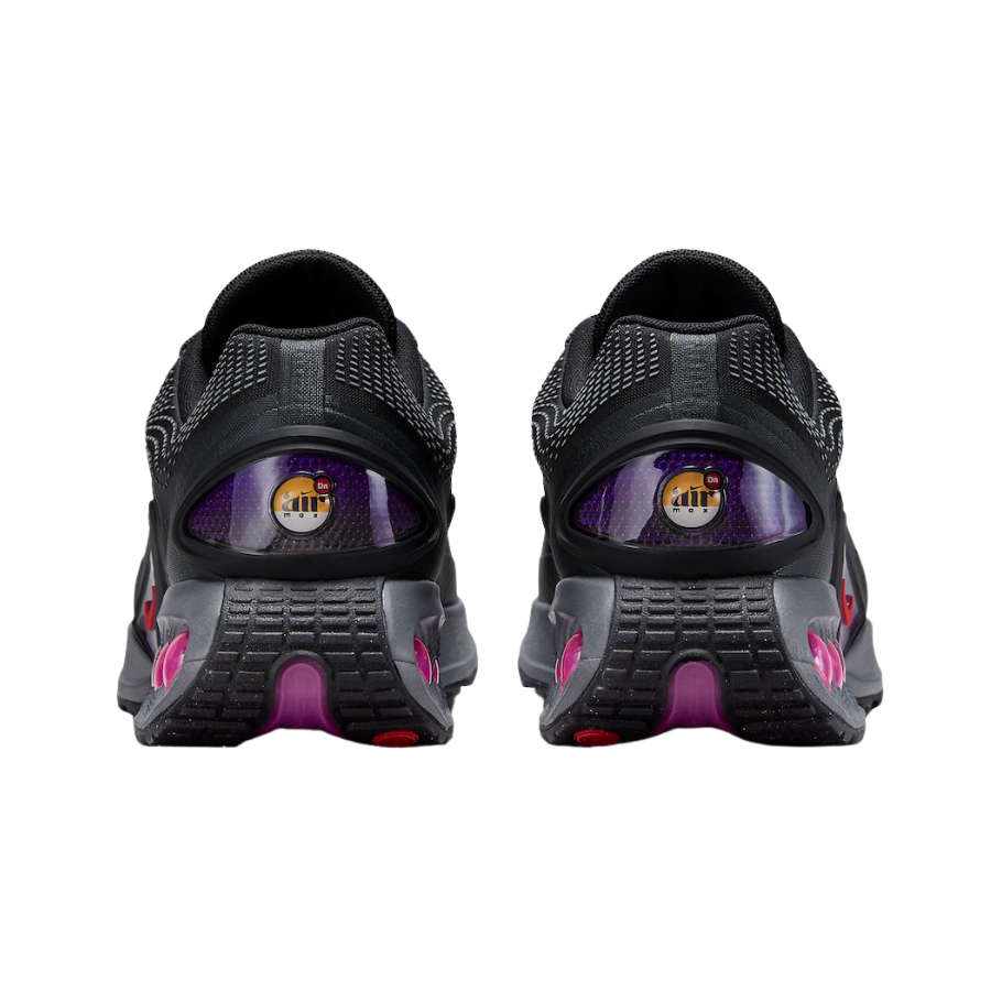 Nike Air Max DN All Night Running Shoes - Black/Dark Smoke Grey/Anthracite/Light Crimson - Men's Athletic Sneakers for Gym, Workout & Casual Wear