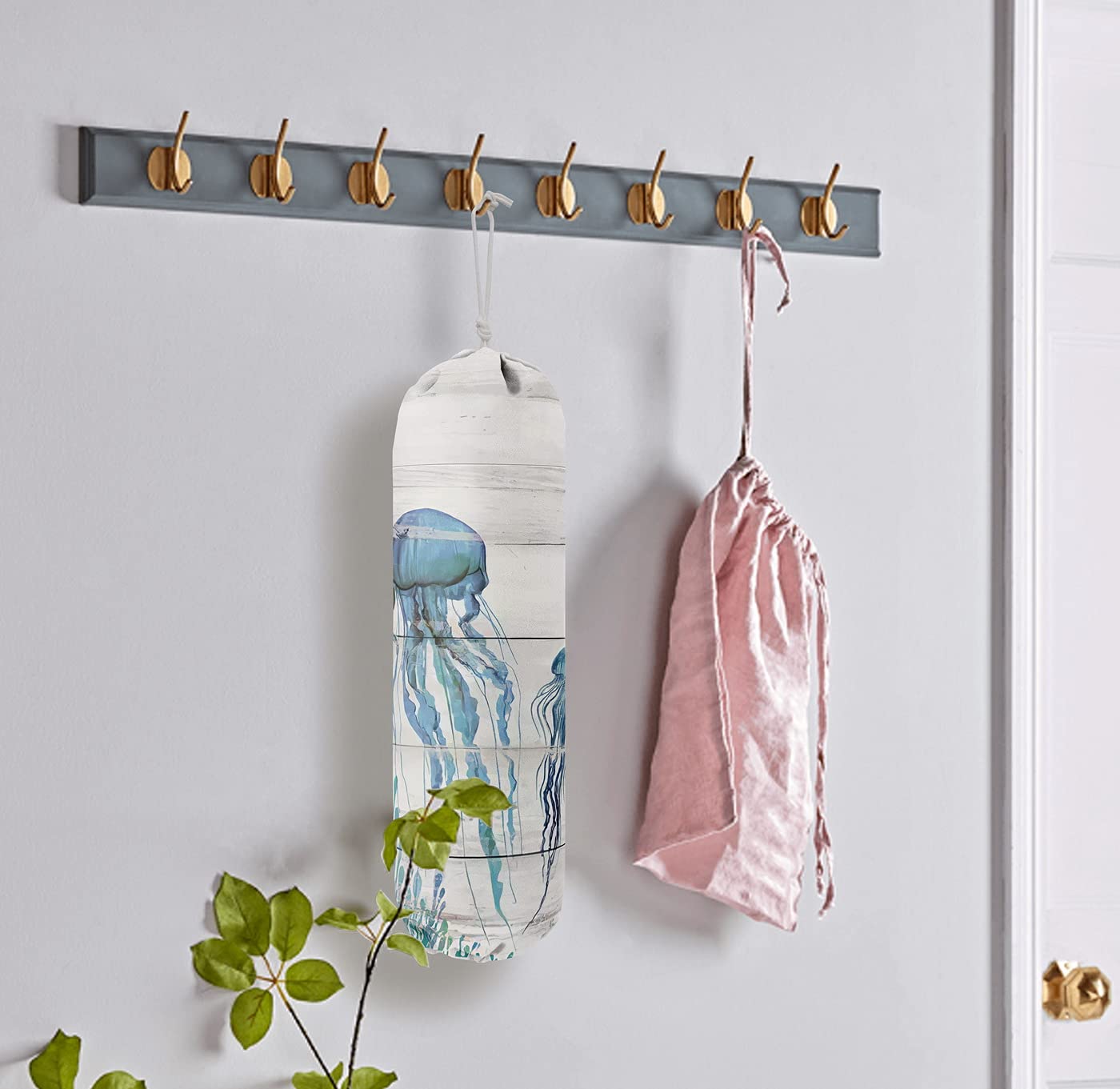 Funny Grocery Bag Holder Organizer - Wall Mount Plastic Bag Storage Container & Dispenser - Perfect Gift for Family & Friends - Ideal for Kitchen, Pantry, or Garage Organization