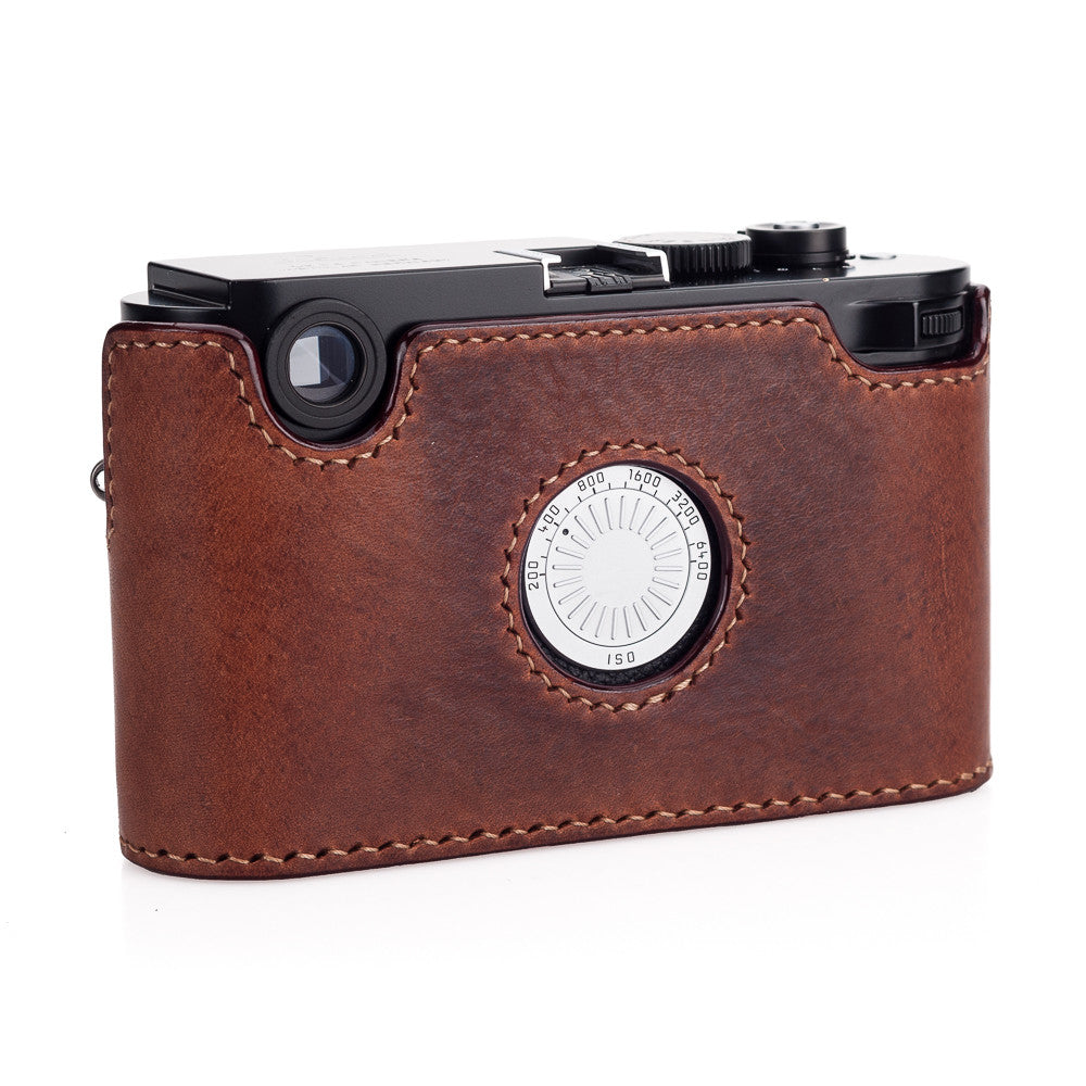 Arte di Mano Half Leather Case for Leica M-D Typ 262 Camera with Battery Access Door - Rally Volpe Brown - Premium Protection for Street & Travel Photography